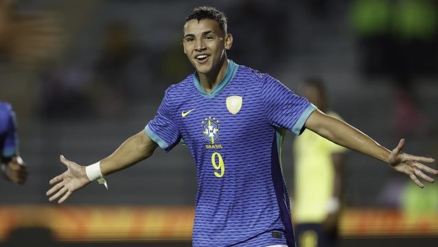 Futuro parceiro de Neymar no Santos marca, Brasil sub-20 avan&ccedil;a e tenta&nbsp;esquecer&nbsp;vexame