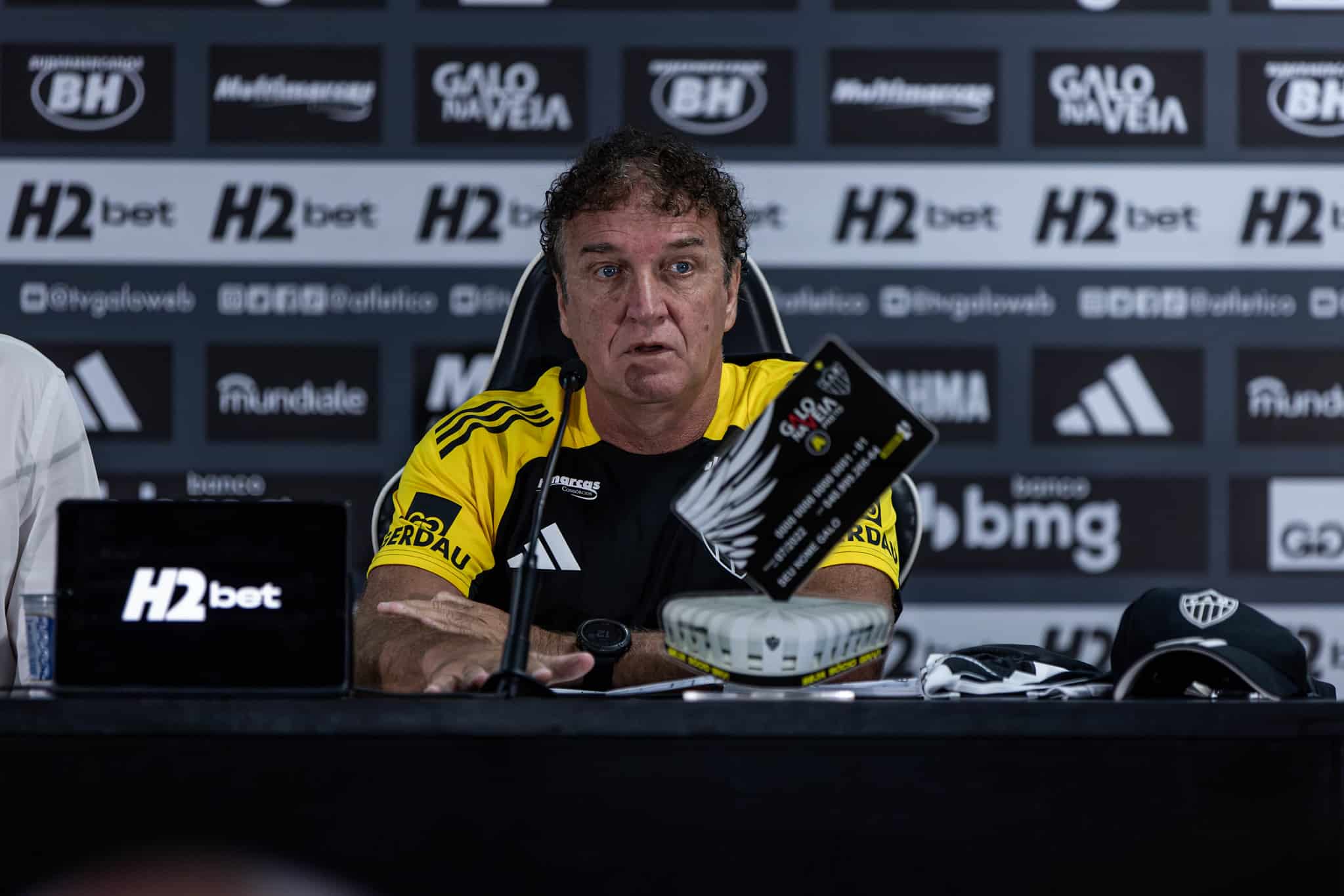 O que Cuca pensa sobre aposta de R$ 3 milh&otilde;es que jogou s&oacute; 20 minutos pelo Atl&eacute;tico-MG