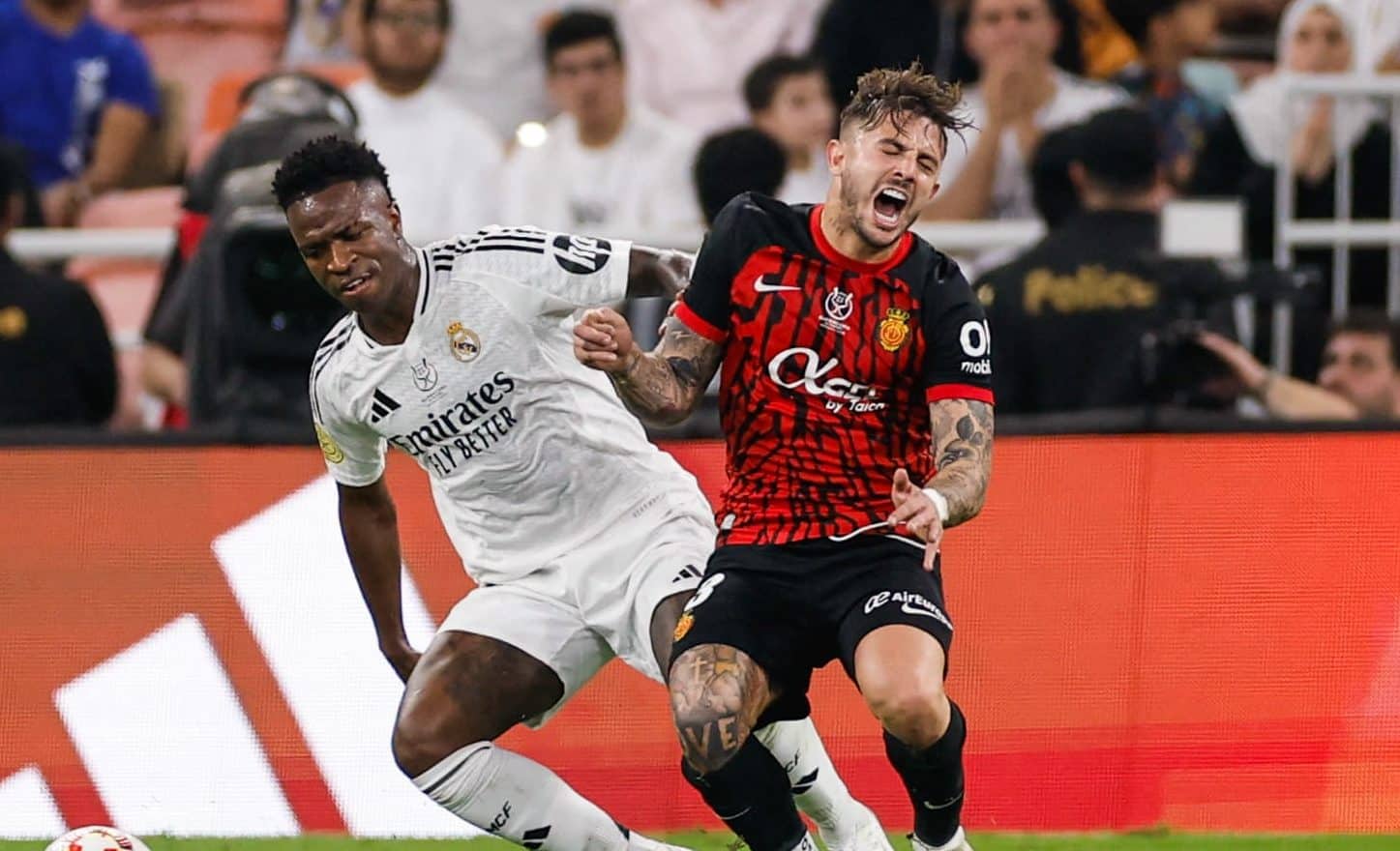 Jogador do Mallorca paga caro por provoca&ccedil;&atilde;o a Vinicius Jr e Real Madrid vai &agrave; final