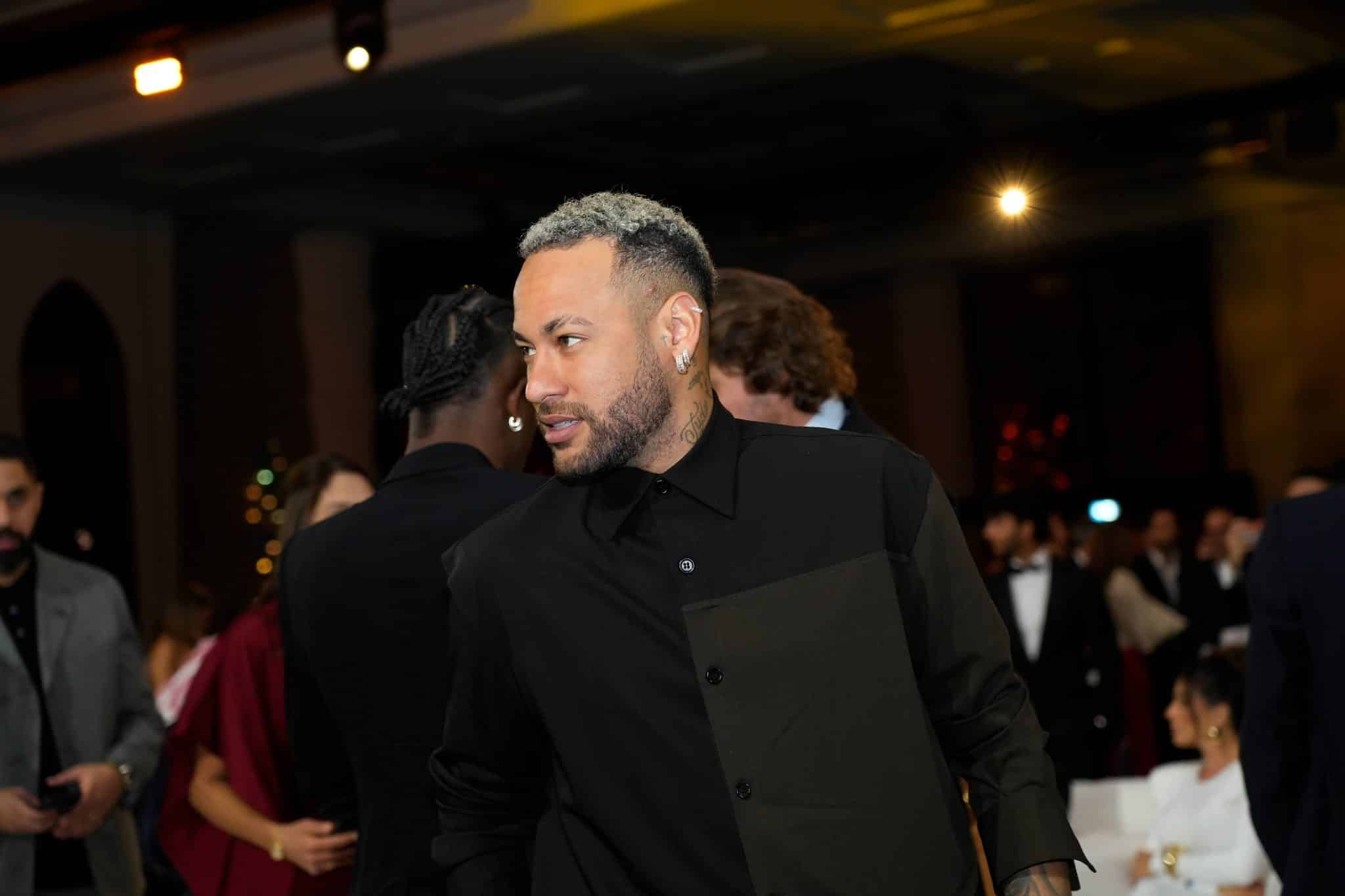 Neymar na premia&ccedil;&atilde;o do Globe Soccer Awards