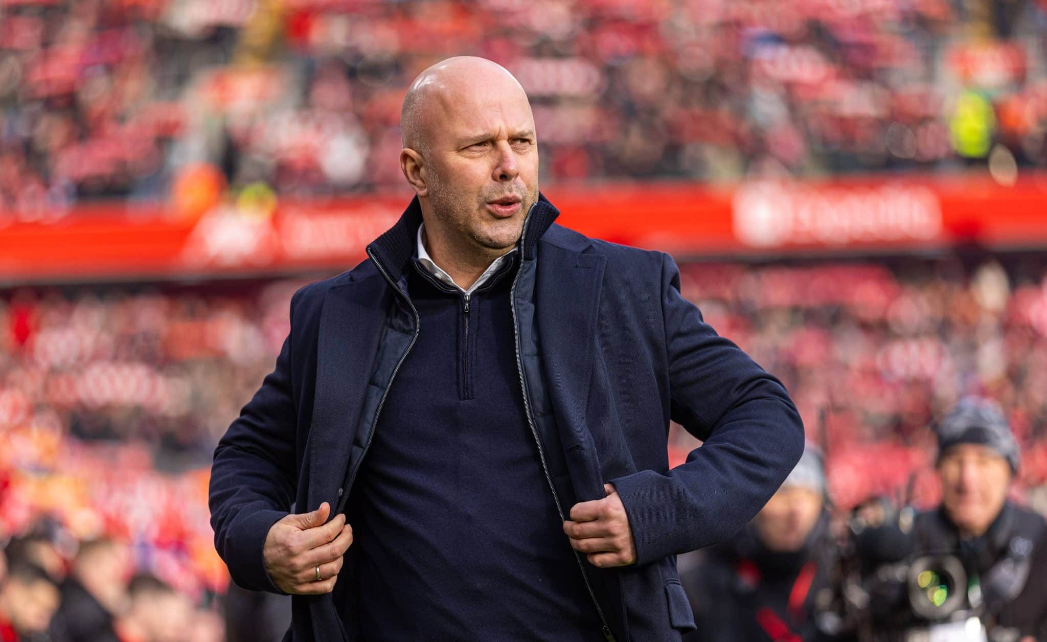 Arne Slot, t&eacute;cnico do Liverpool