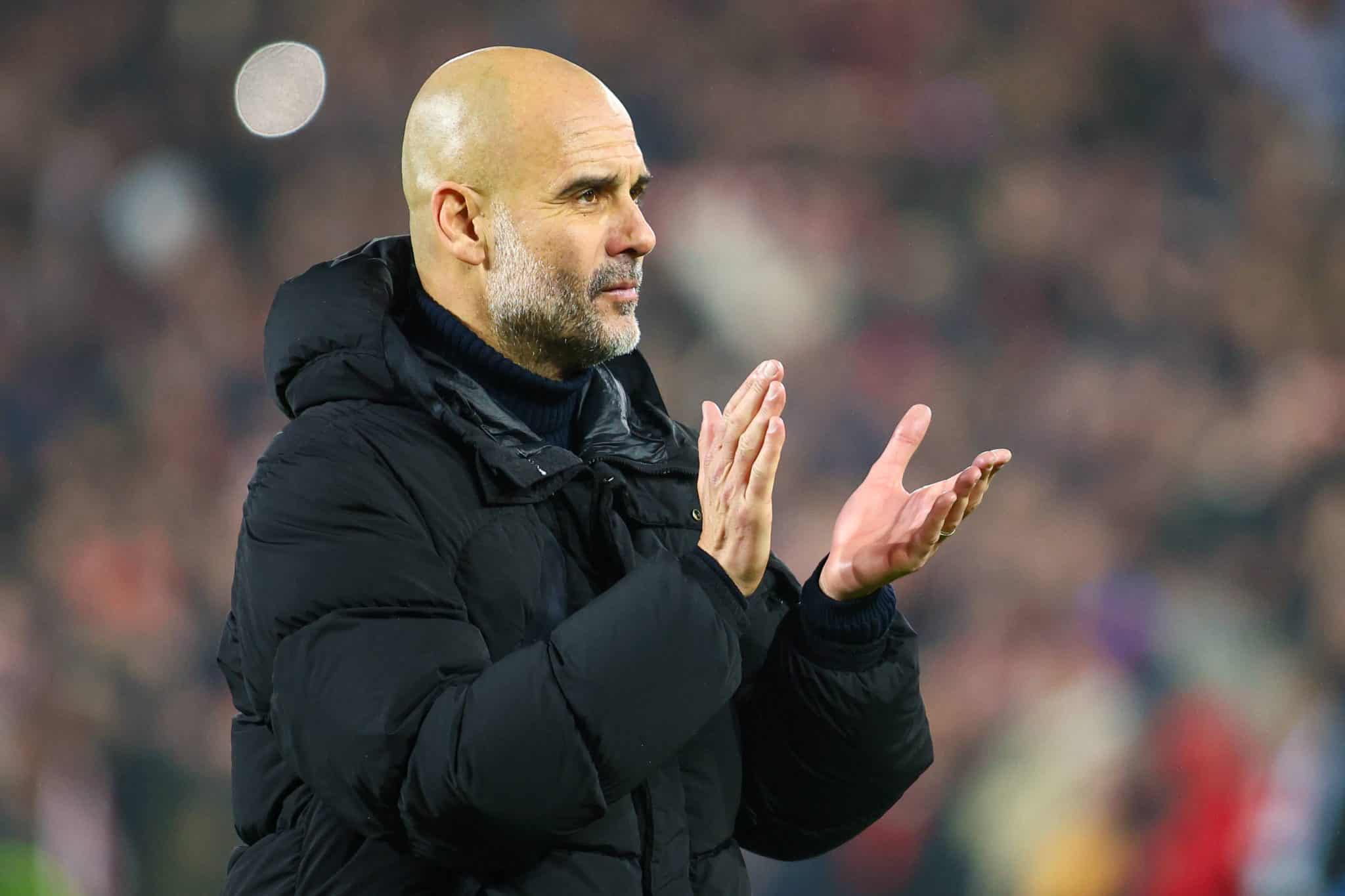 Pep Guardiola, t&eacute;cnico do Manchester City 