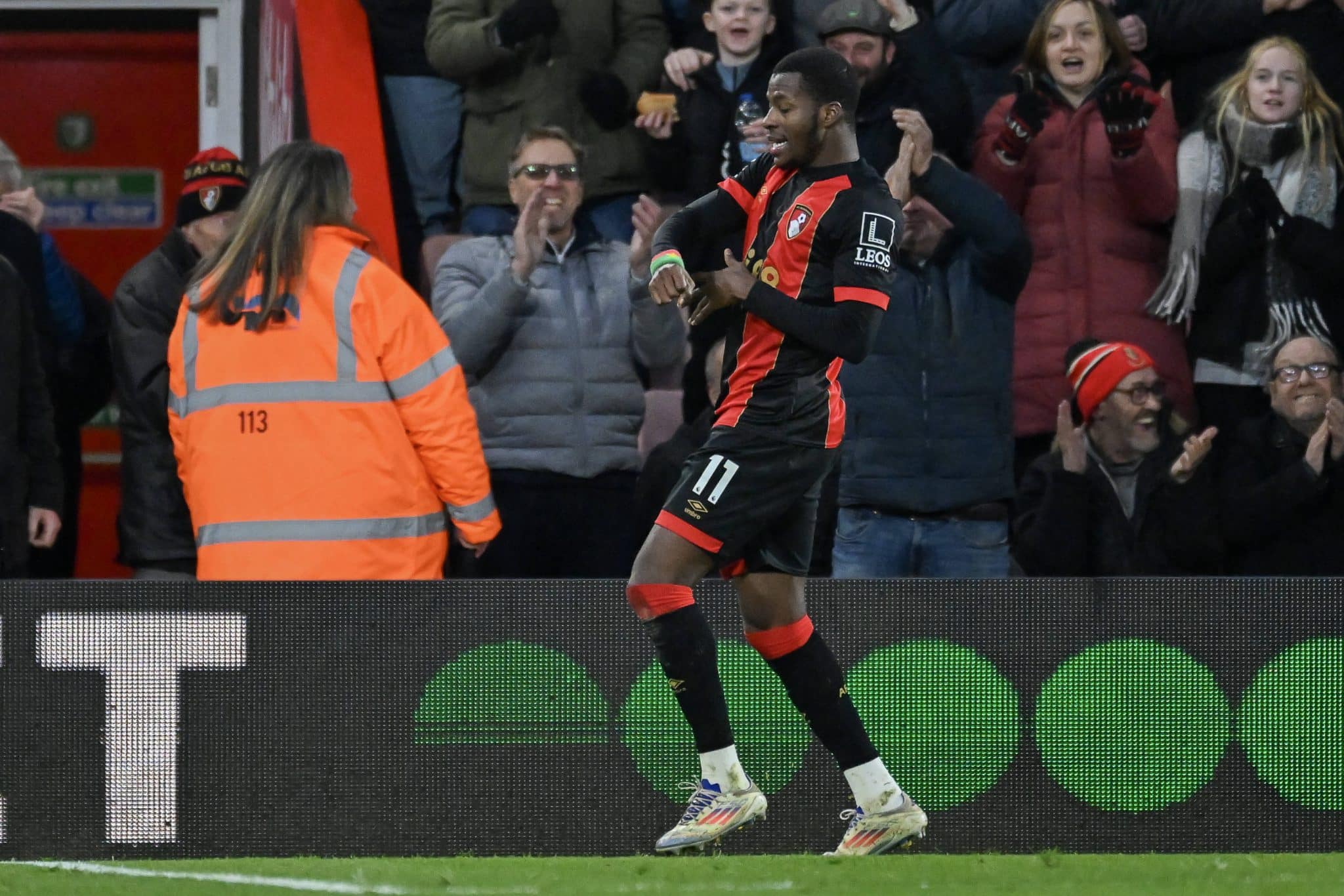Dango Ouattara, atacante do Bournemouth. Foto: Imago