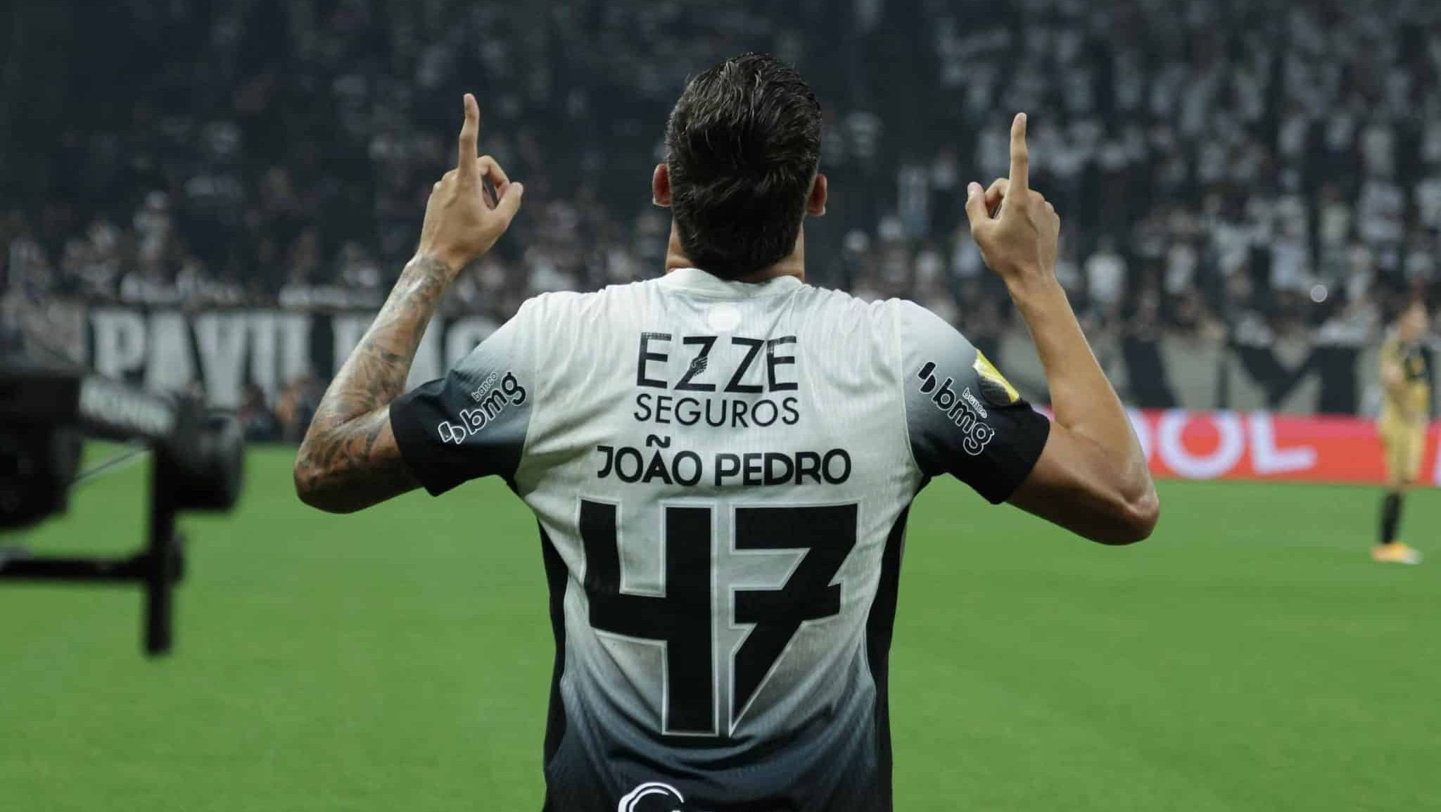 Jo&atilde;o Pedro foi um destaques do Corinthians contra o &Aacute;gua Santa 