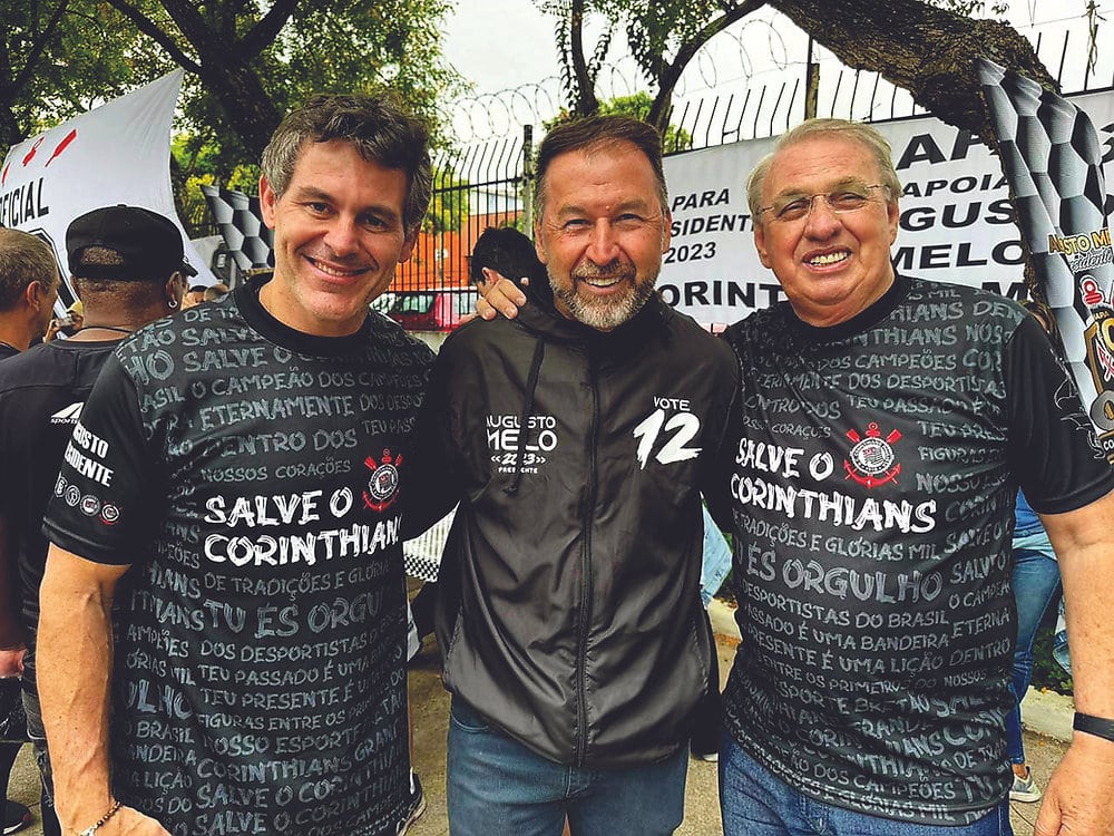 Augusto Melo, Osmar St&aacute;bile e Armando Mendon&ccedil;a