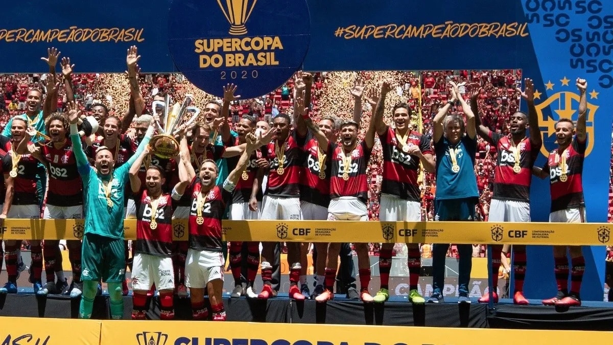 Flamengo campe&atilde;o Supercopa de 2020
