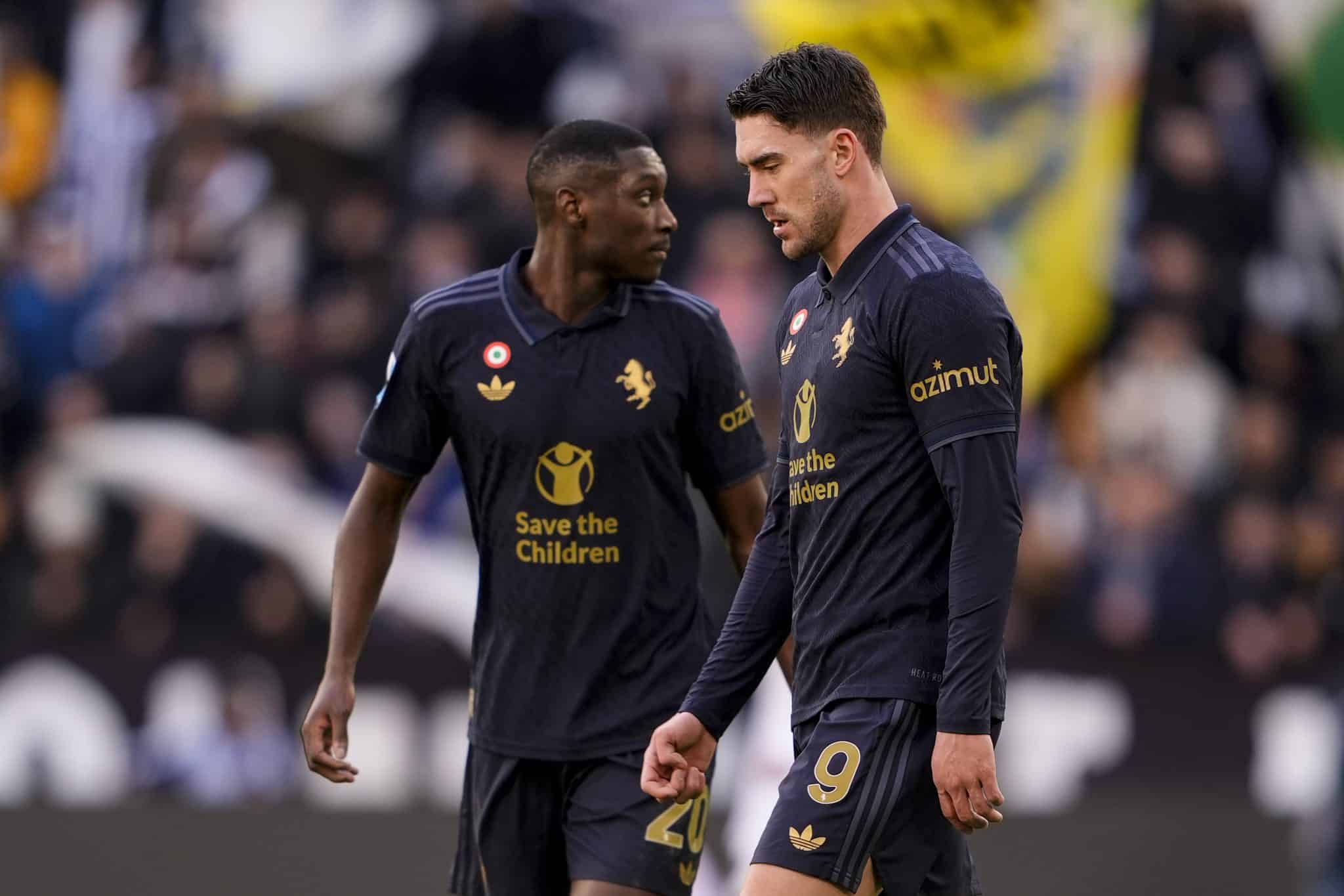 Dusan Vlahovic perdeu espa&ccedil;o na Juventus para Kolo Muani Foto: (IconSport)