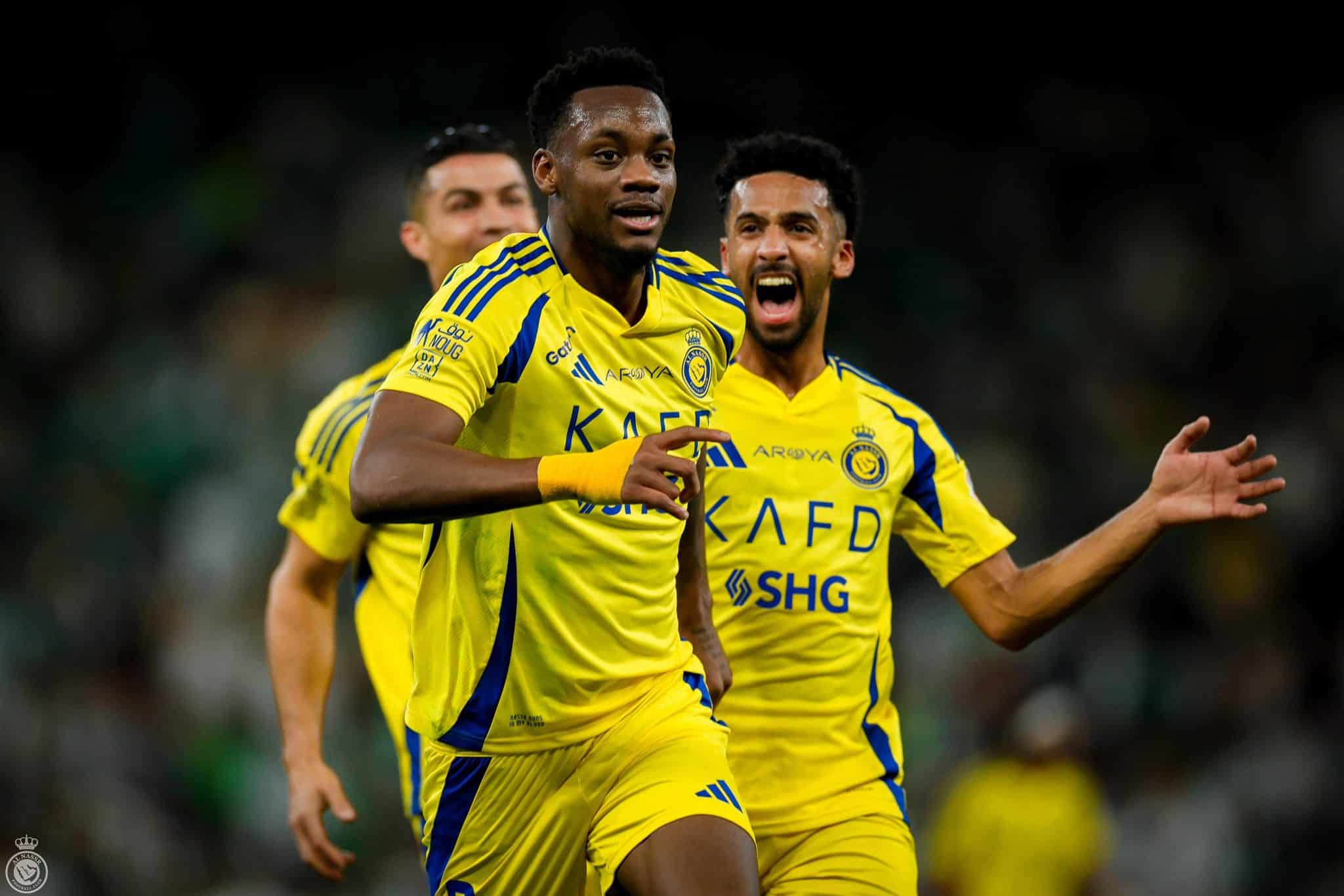 Jhon Dur&aacute;n j&aacute; tem quatro gols marcados com a camisa do Al Nassr (Foto: Divulga&ccedil;&atilde;o/Al Nassr)