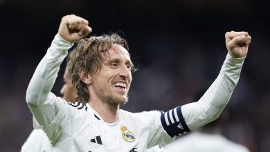 Modric iguala lenda merengue, conex&atilde;o Vini-Mbapp&eacute; decide e Real Madrid vence Girona