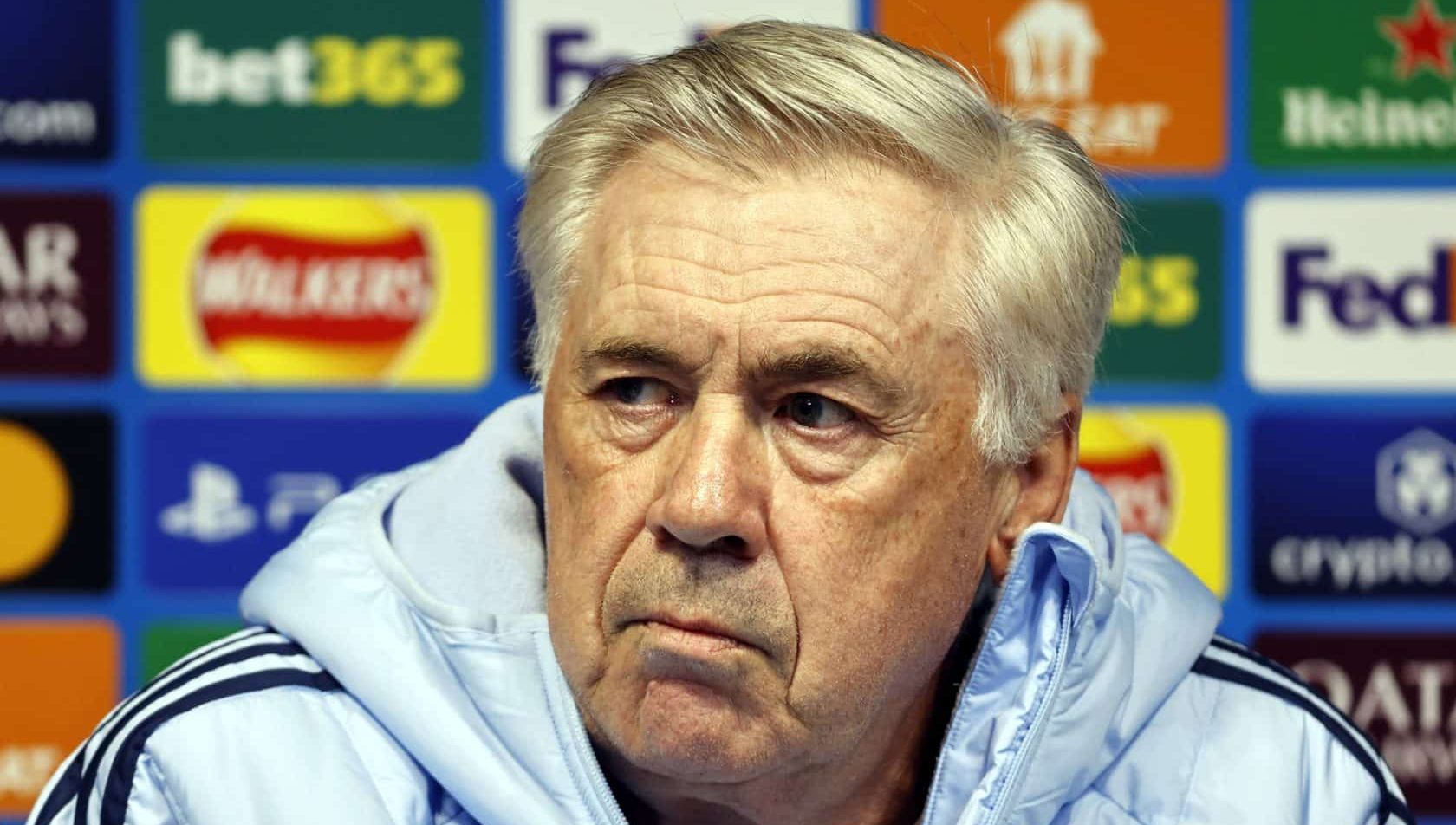 Ancelotti se irrita com jornalistas por perguntas sobre Vini Jr: &lsquo;Cansado do assunto&rsquo;