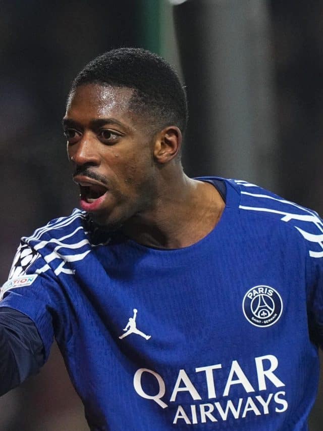 Dembel&eacute; brilha na Champions e alcan&ccedil;a marca de Neymar no PSG