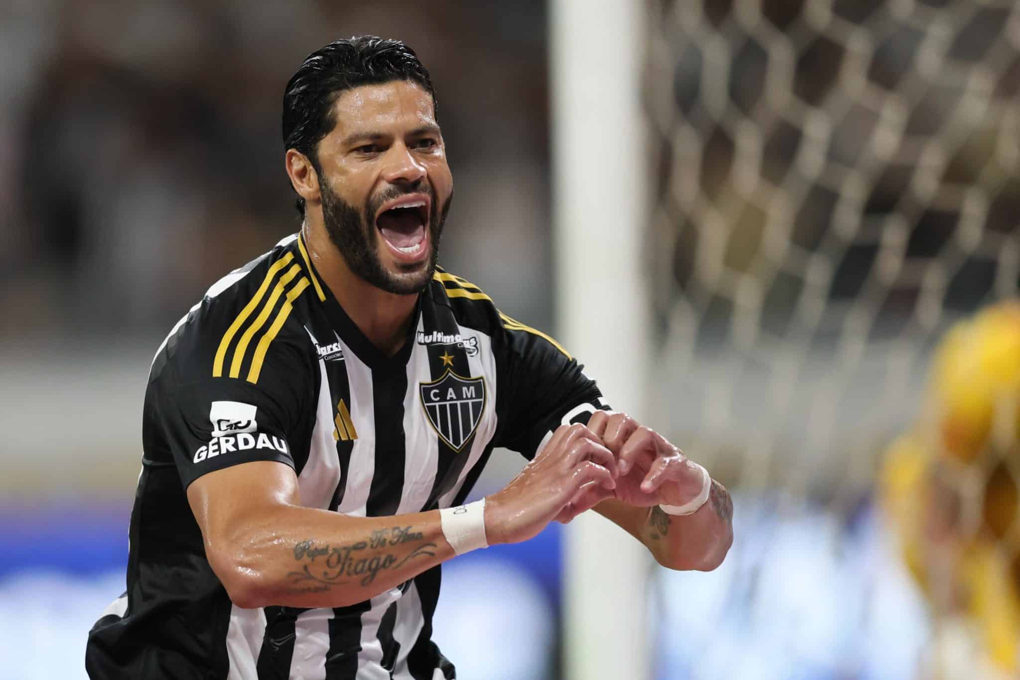 Hulk comemora gol do Atl&eacute;tico Mineiro