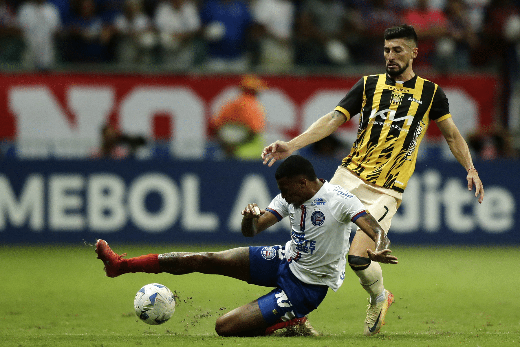 Dividida entre jogadores do Bahia e do The Strongest