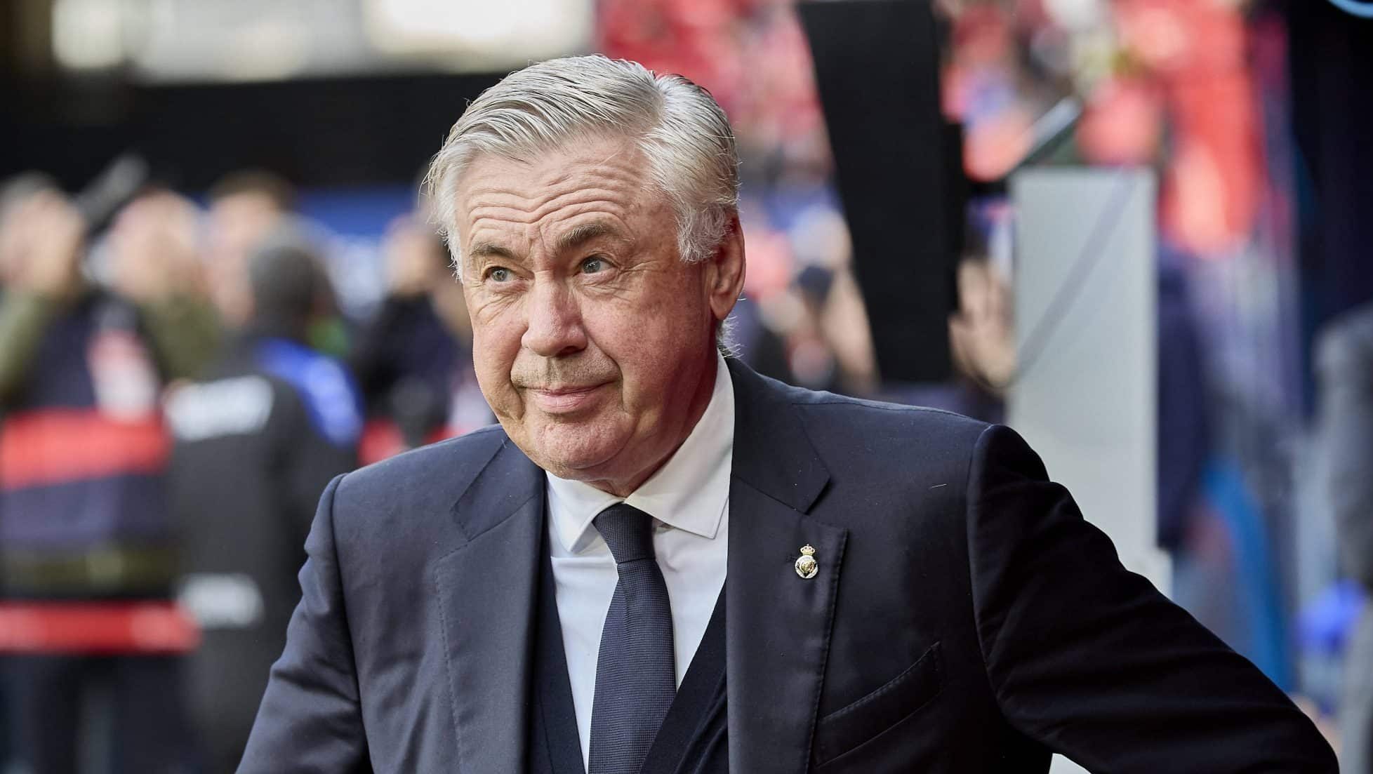 Carlo Ancelotti, t&eacute;cnico do Real Madrid