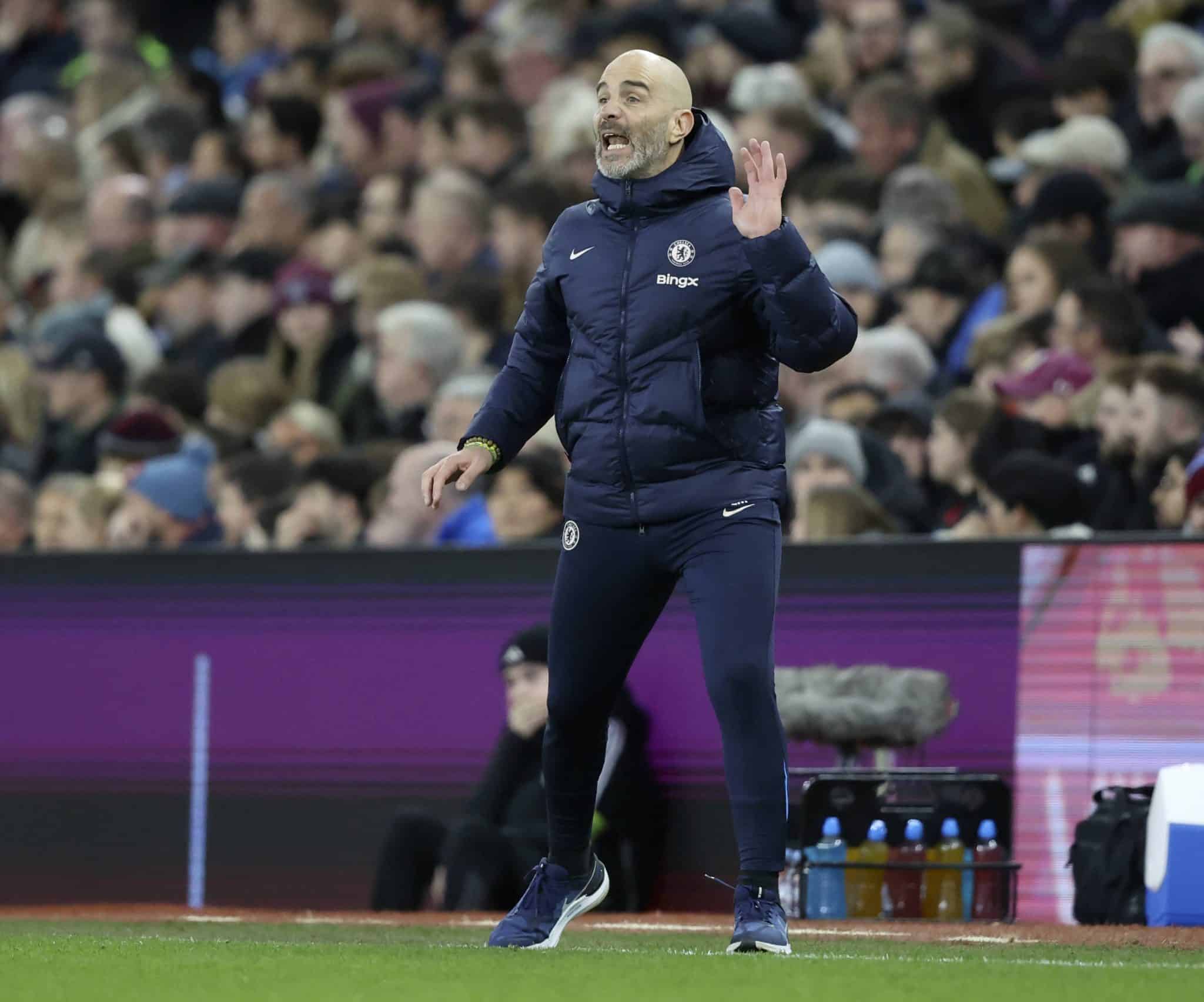 Enzo Maresca, t&eacute;cnico do Chelsea Foto: (Imago)