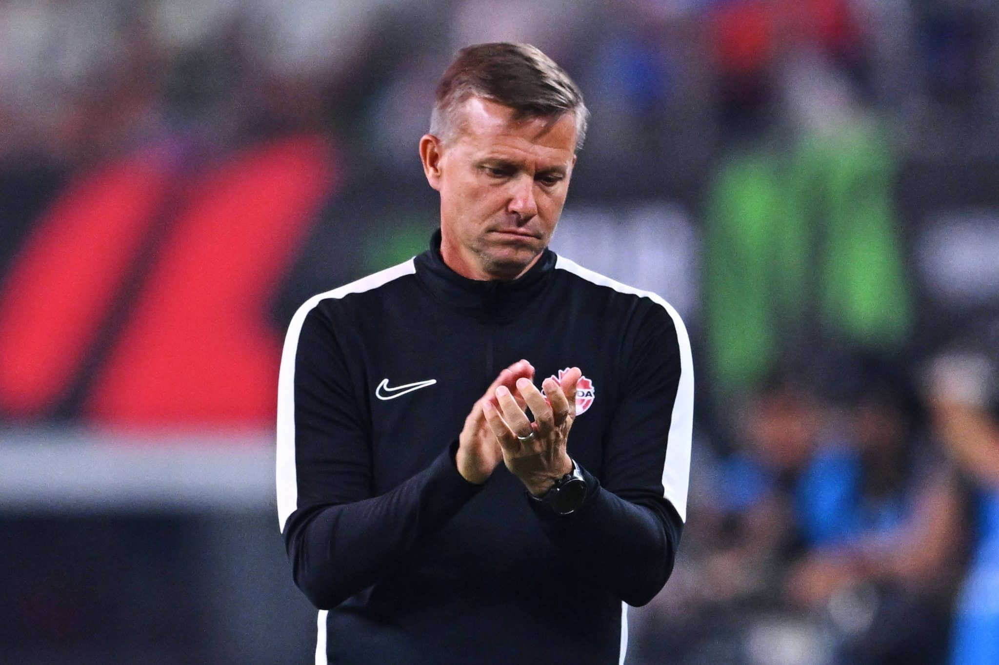 Jesse Marsch durante partida da sele&ccedil;&atilde;o canadense