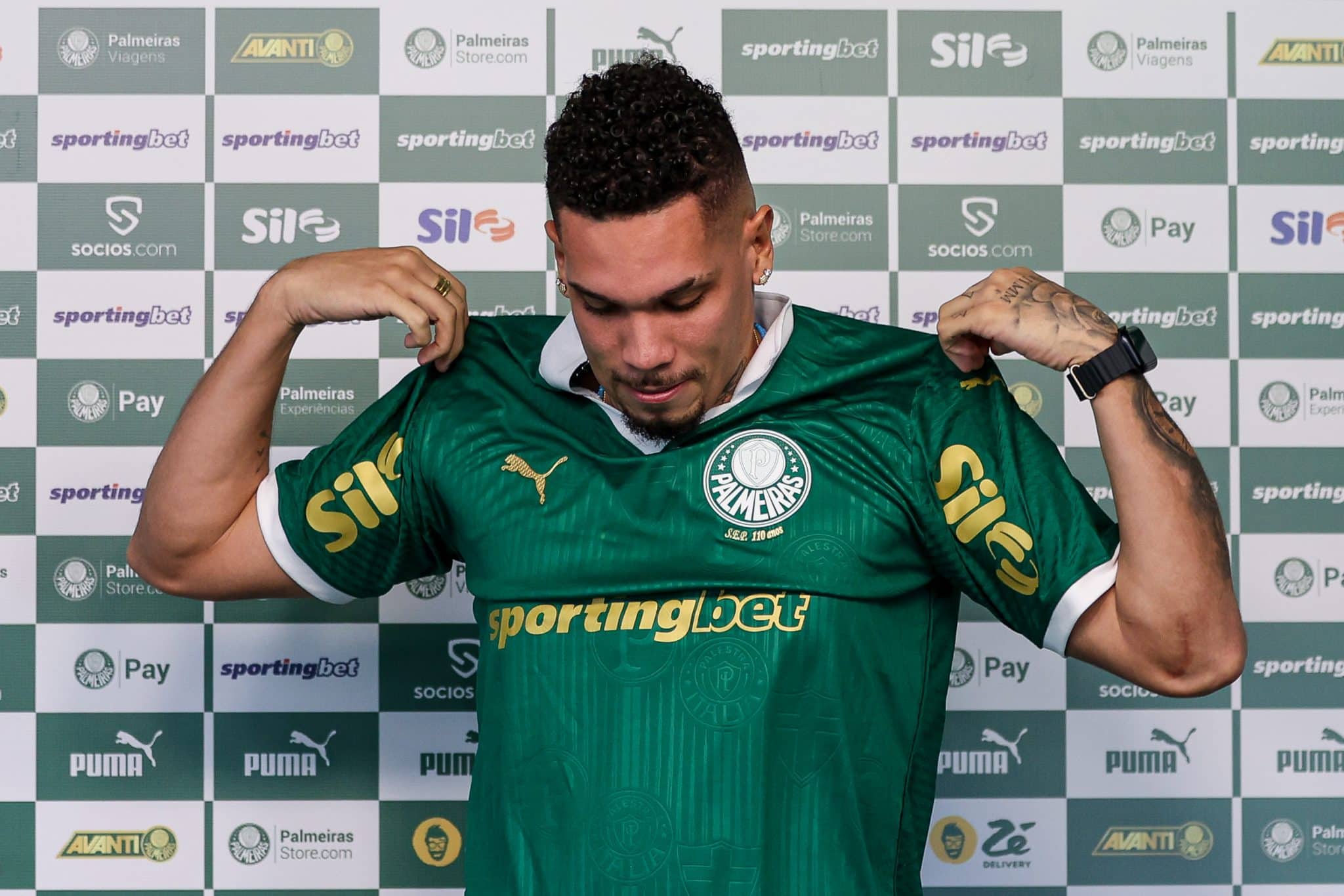 Paulinho, do Palmeiras Foto: (Fabio Menotti/Palmeiras)