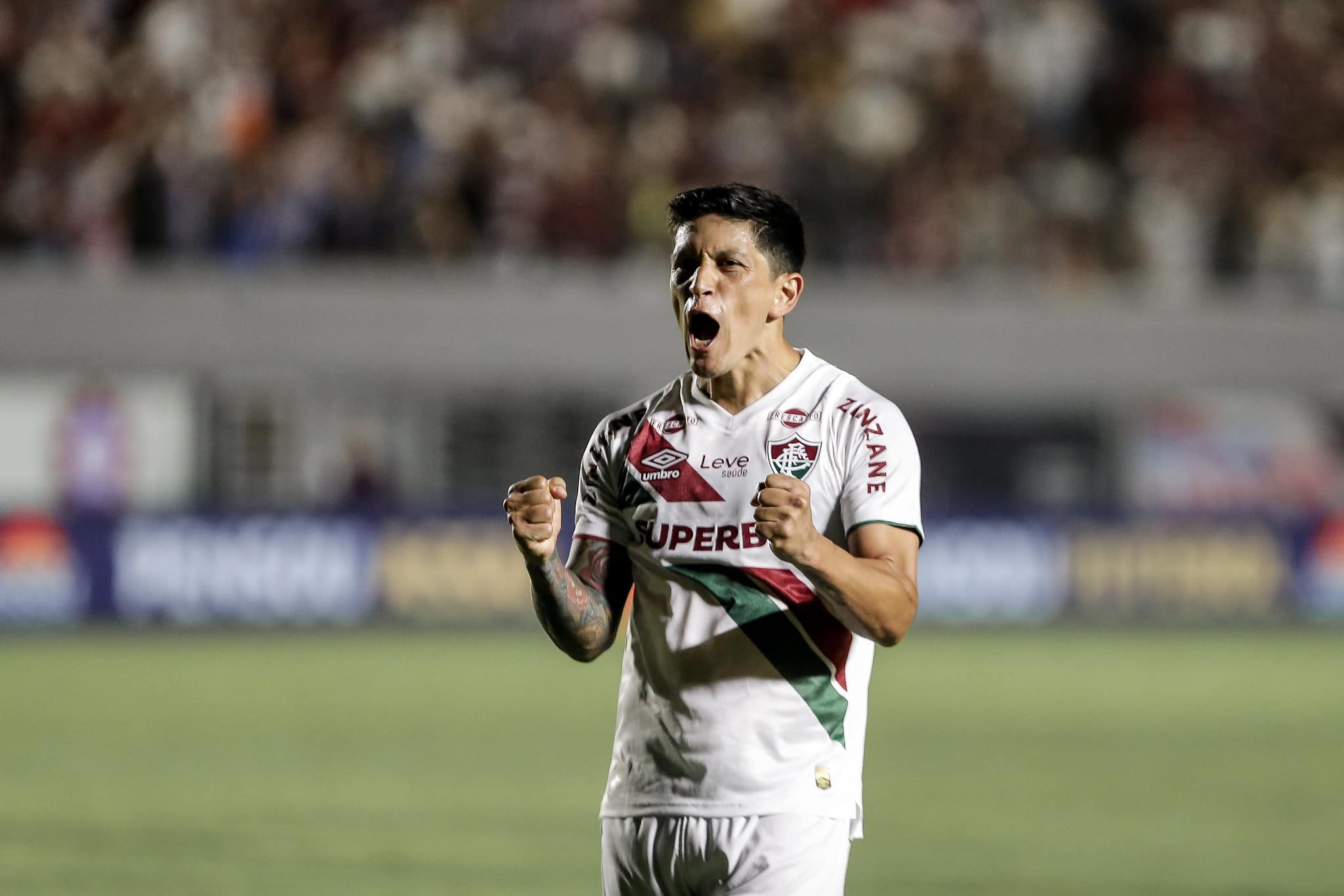 Cano garantiu a classifica&ccedil;&atilde;o do Fluminense na Copa do Brasil (Foto: Lucas Mer&ccedil;on/Fluminense)
