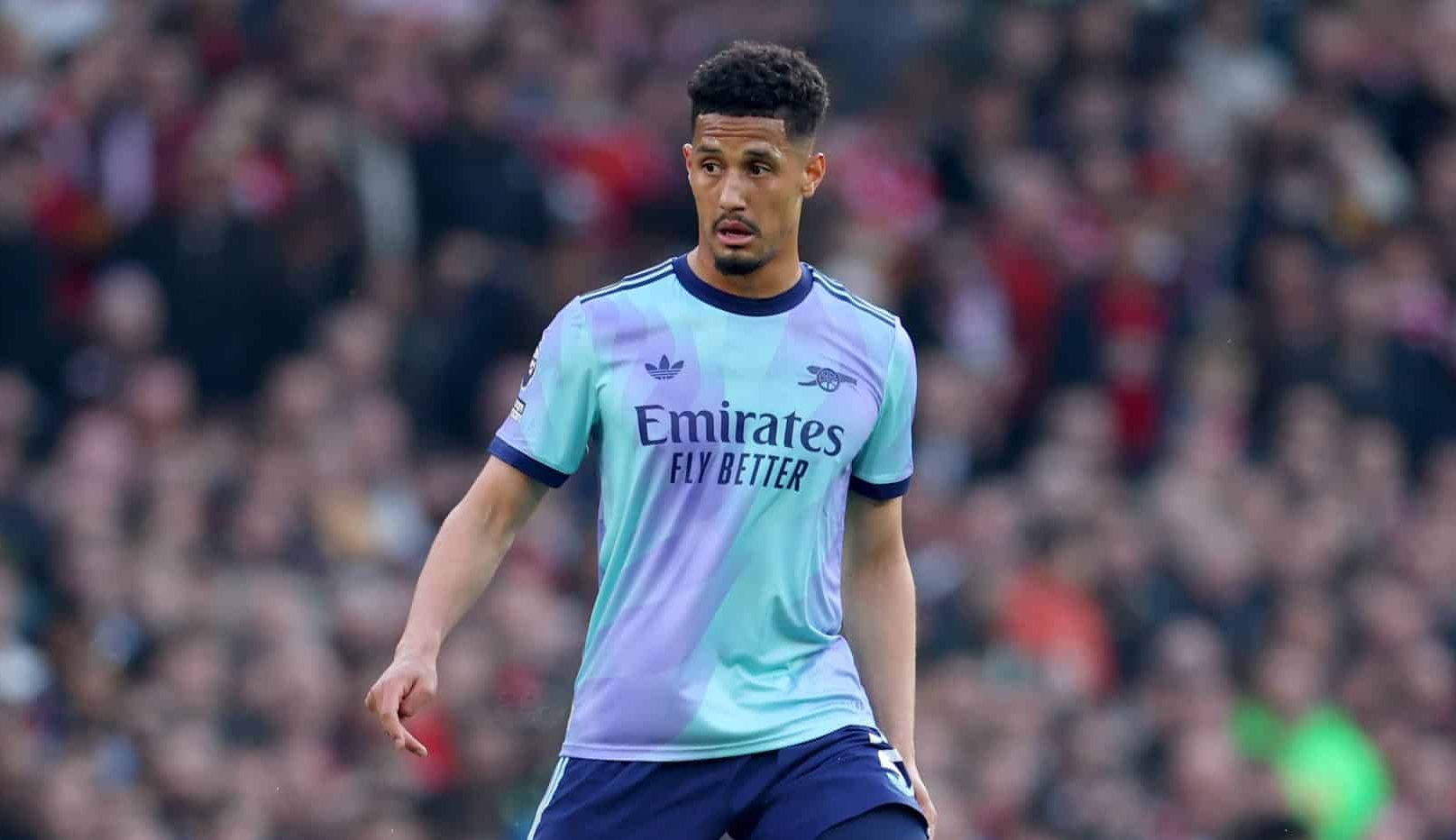 Saliba &eacute; fundamental no Arsenal Foto: (Imago)