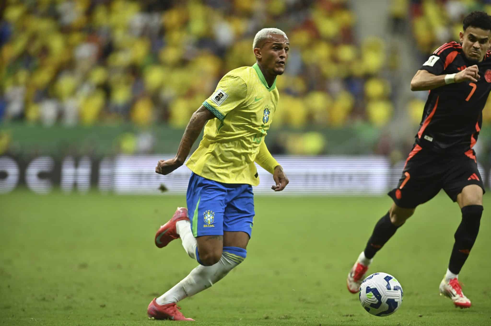 Wesley, em sua estreia pela sele&ccedil;&atilde;o brasileira