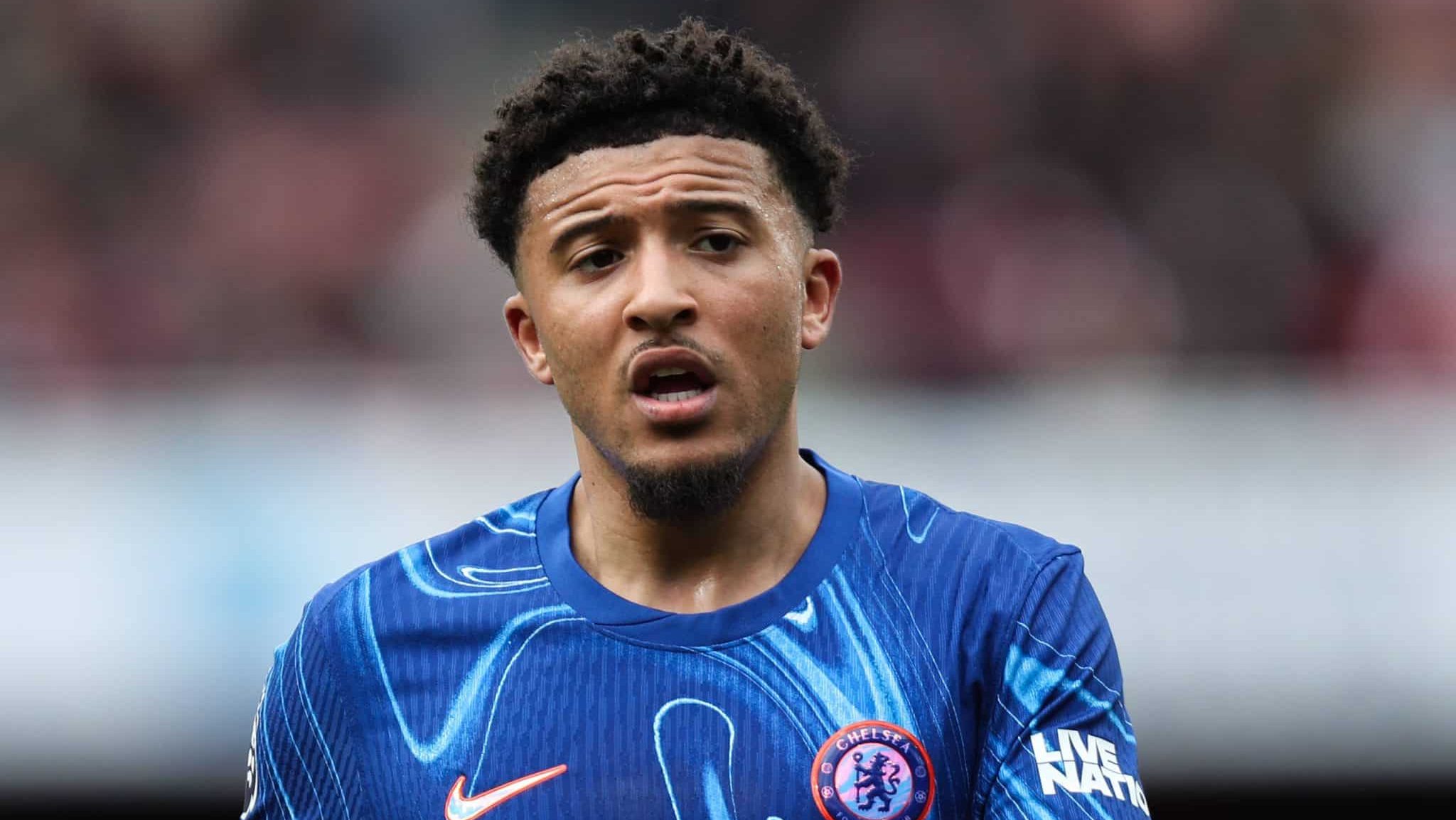 Jadon Sancho em a&ccedil;&atilde;o pelo Chelsea