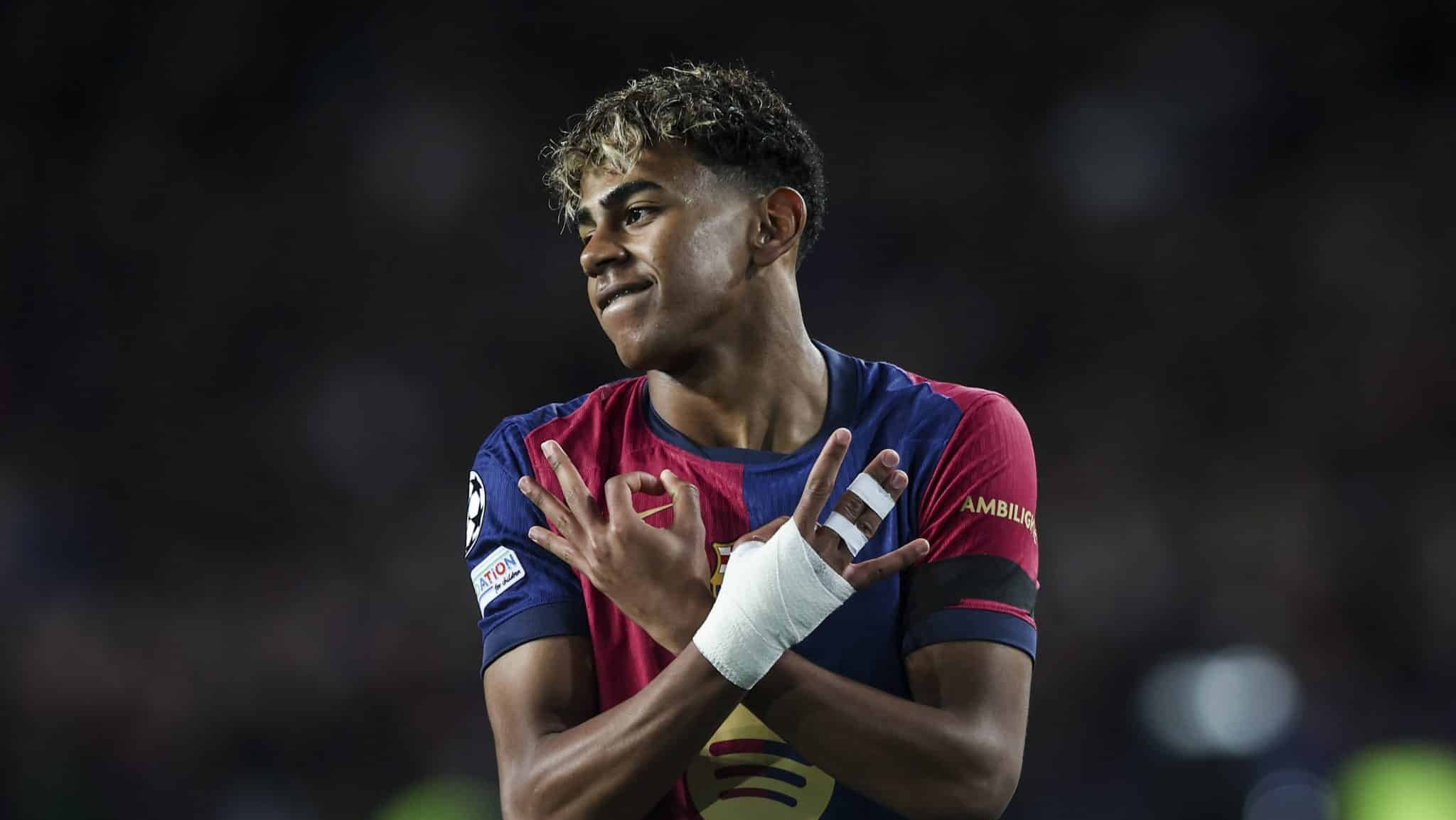 Lamine Yamal Barcelona Champions League