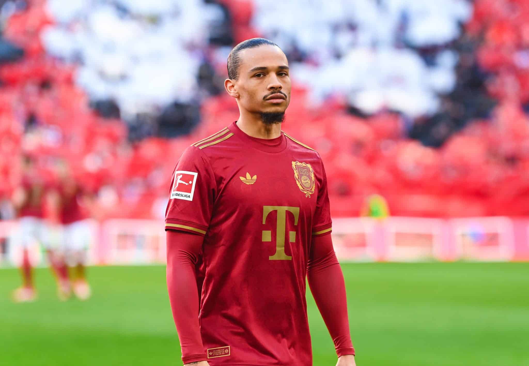 Leroy San&eacute; em a&ccedil;&atilde;o pelo Bayern de Munique