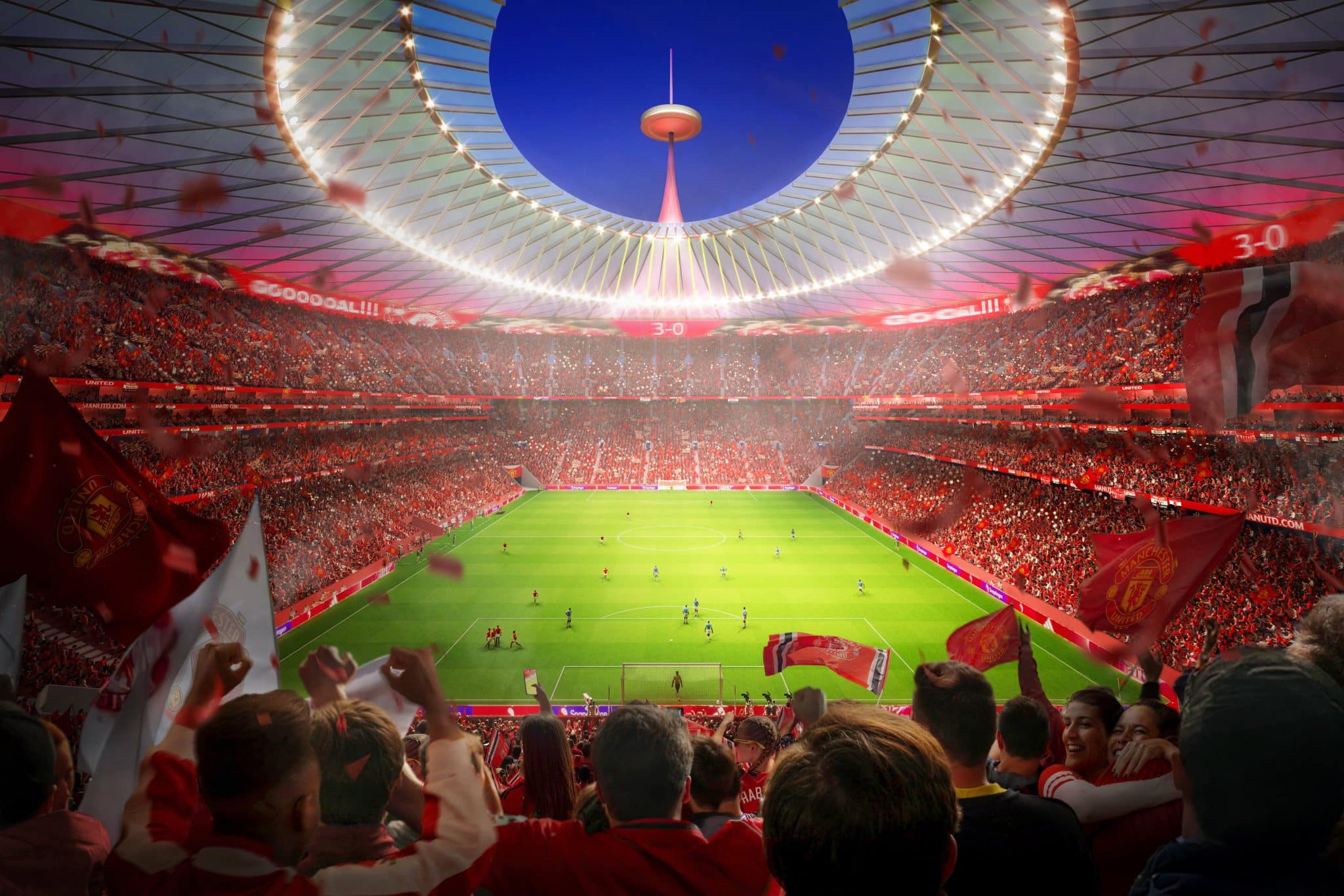 Manchester United novo est&aacute;dio