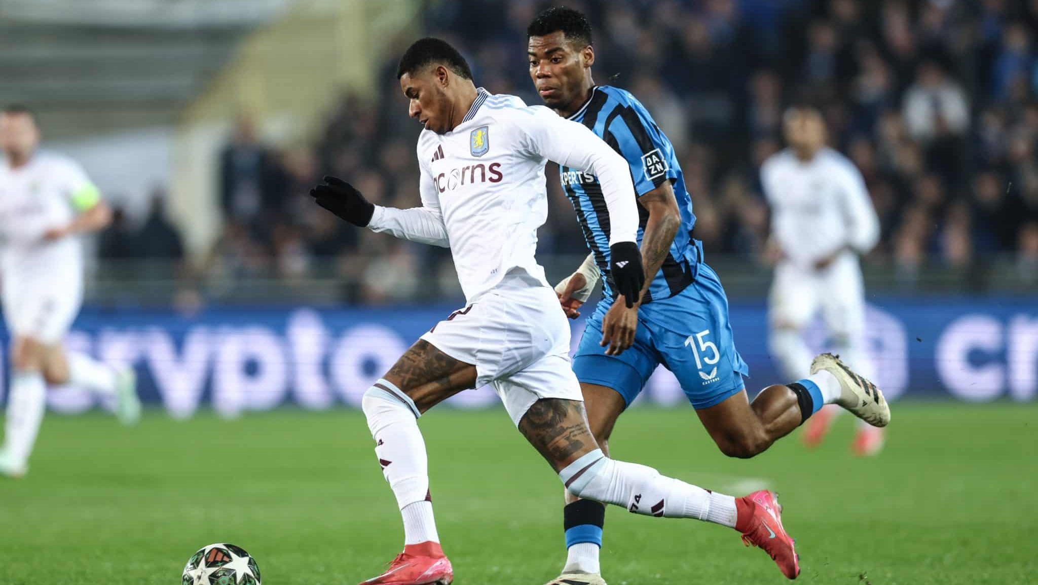 Rashford Aston Villa Champions League Manchester United