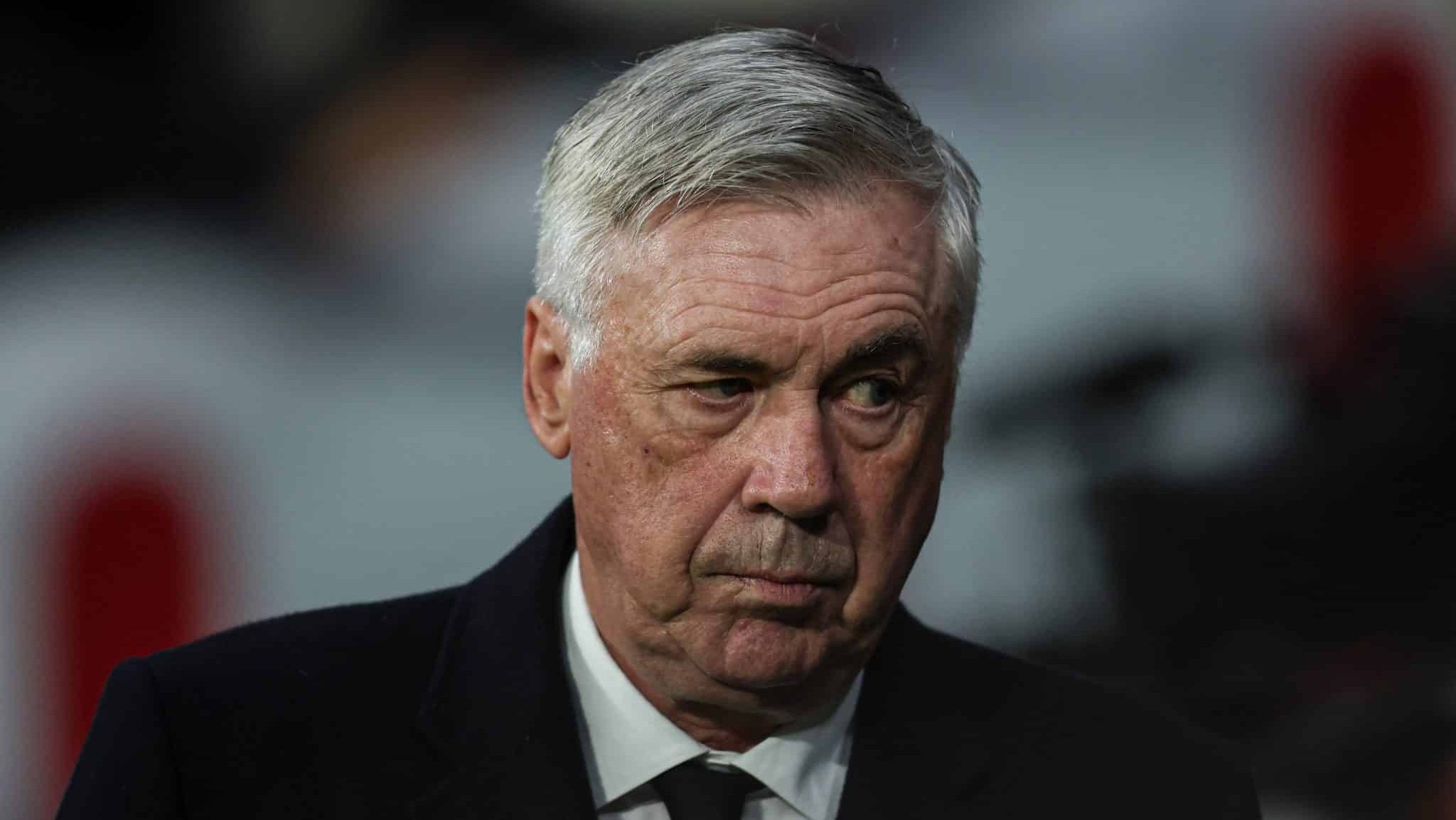 O t&eacute;cnico Carlo Ancelotti, do Real Madrid