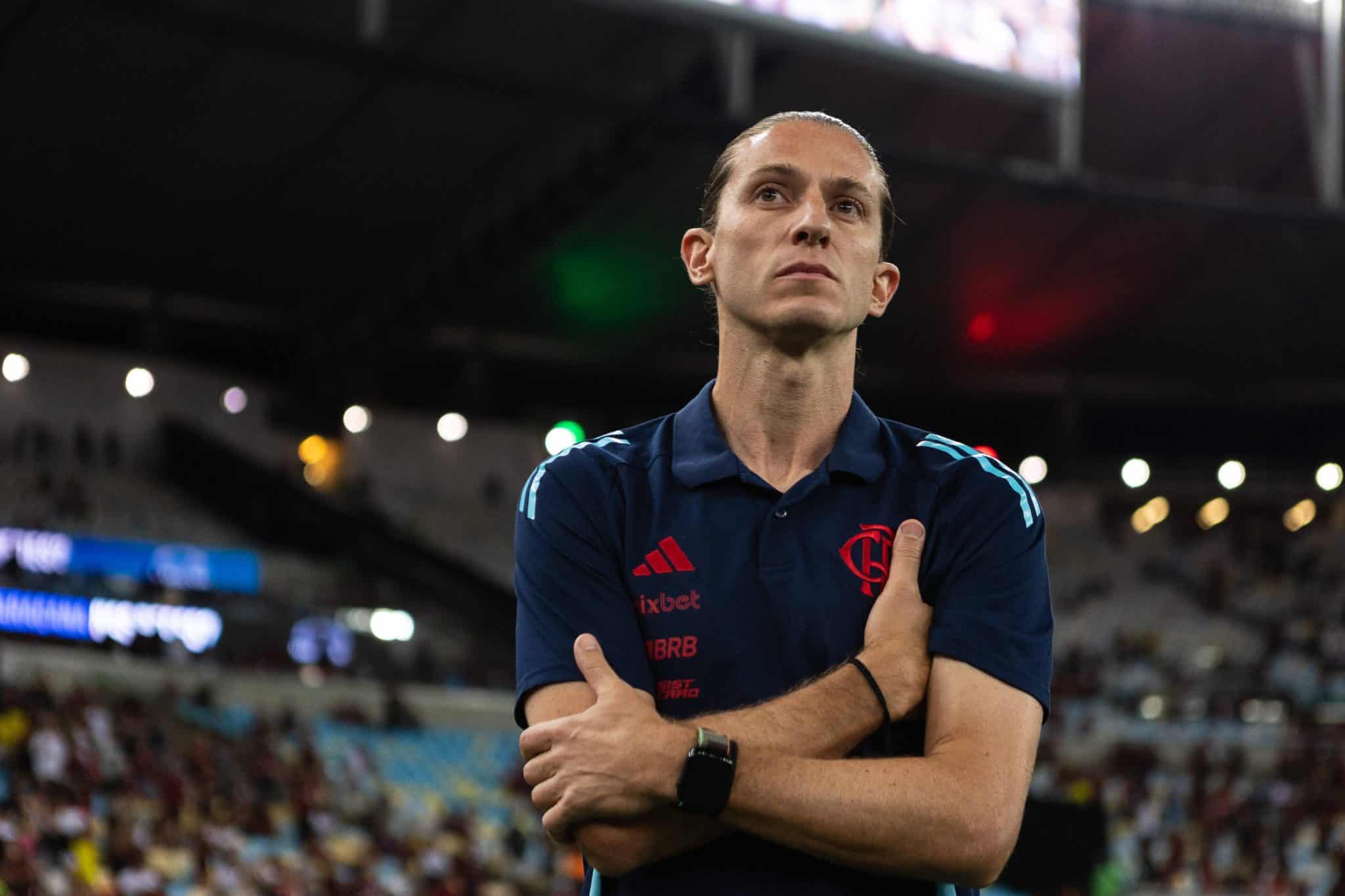 Filipe Lu&iacute;s, t&eacute;cnico do Flamengo