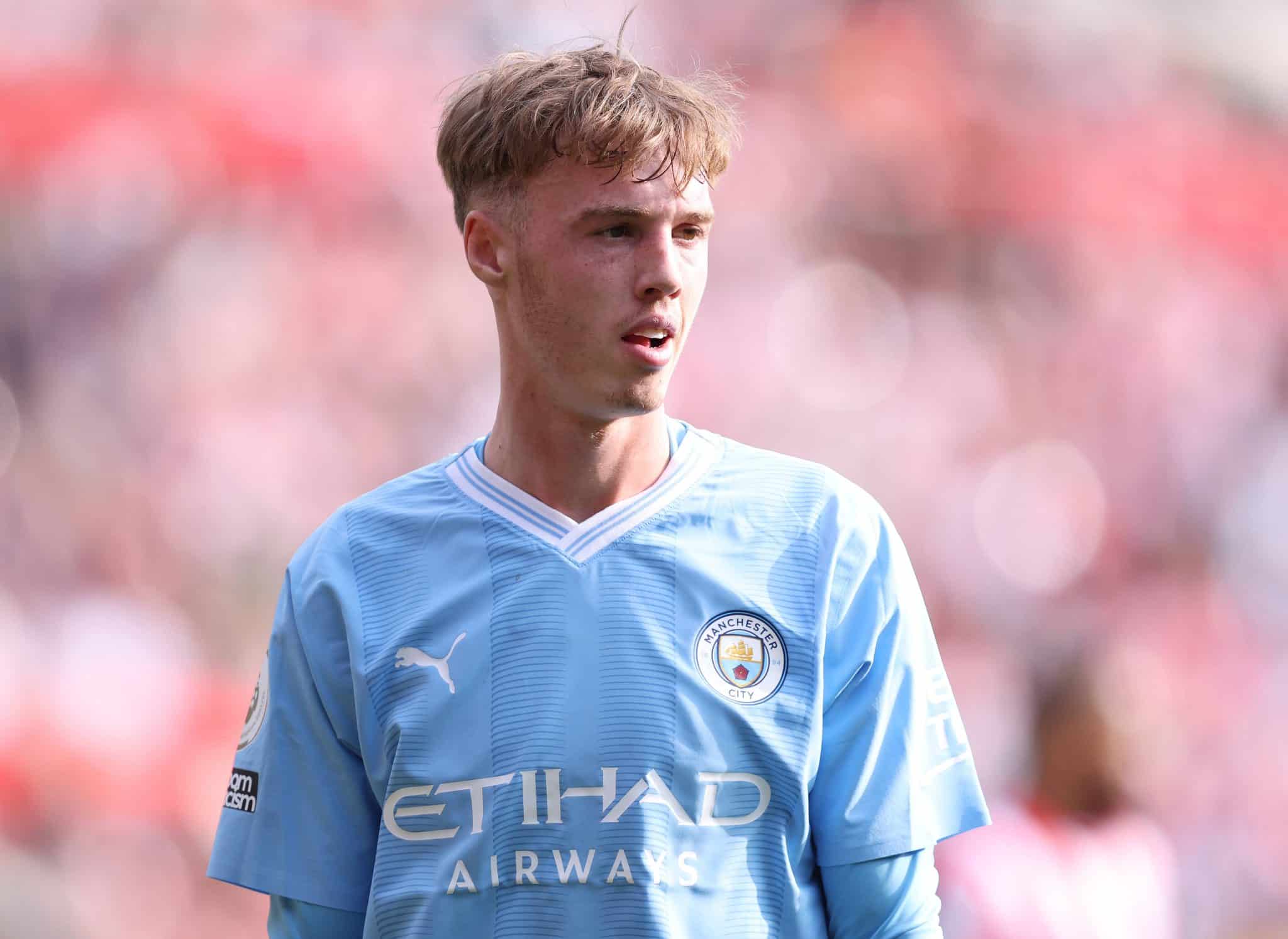 Cole Palmer em a&ccedil;&atilde;o pelo Manchester City