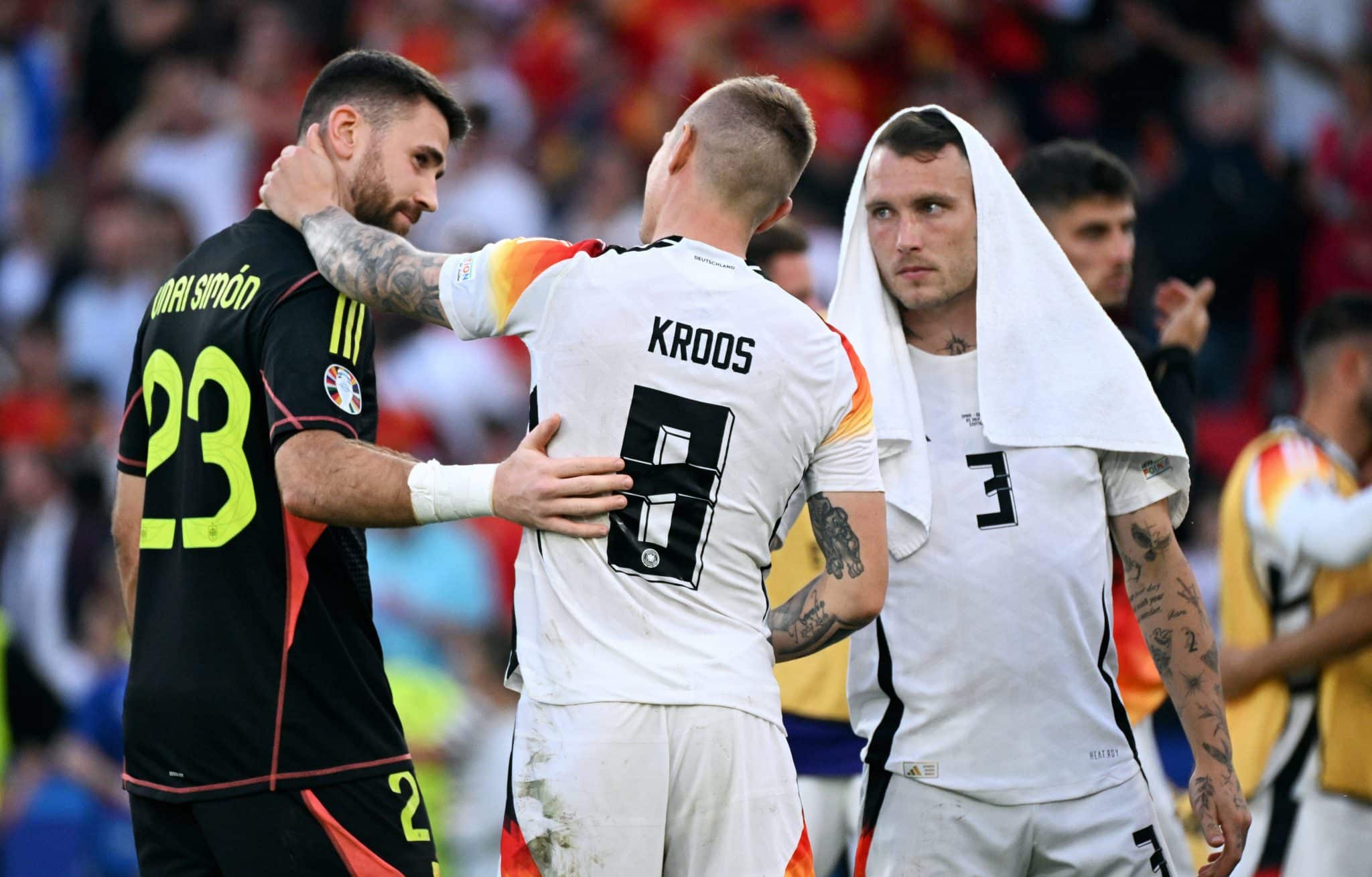 Confus&atilde;o aconteceu ap&oacute;s vit&oacute;ria da Espanha sobre a Alemanha, nas quartas de final da Euro Foto: (Imago)
