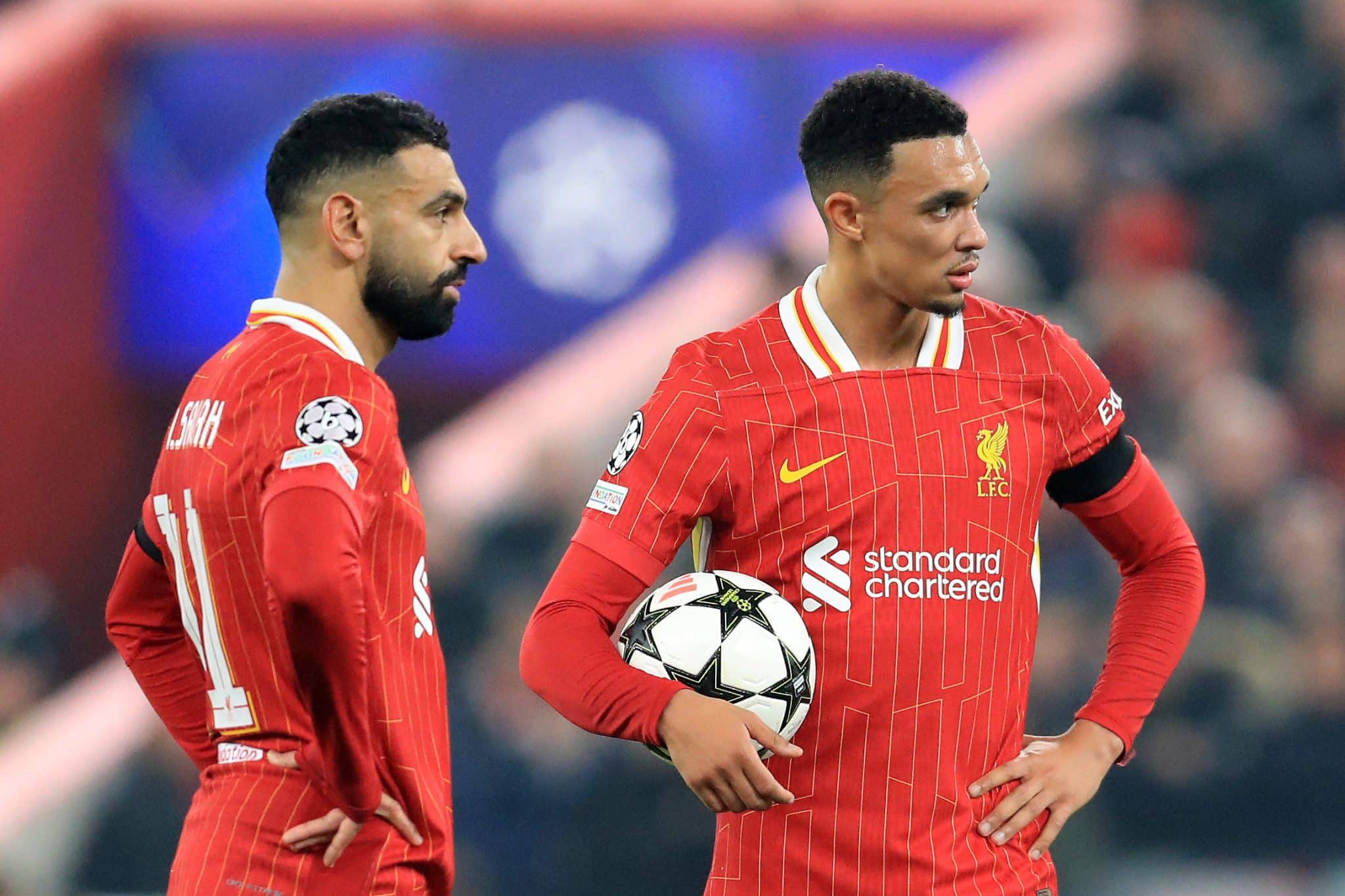 Trent e Salah. Foto: Imago