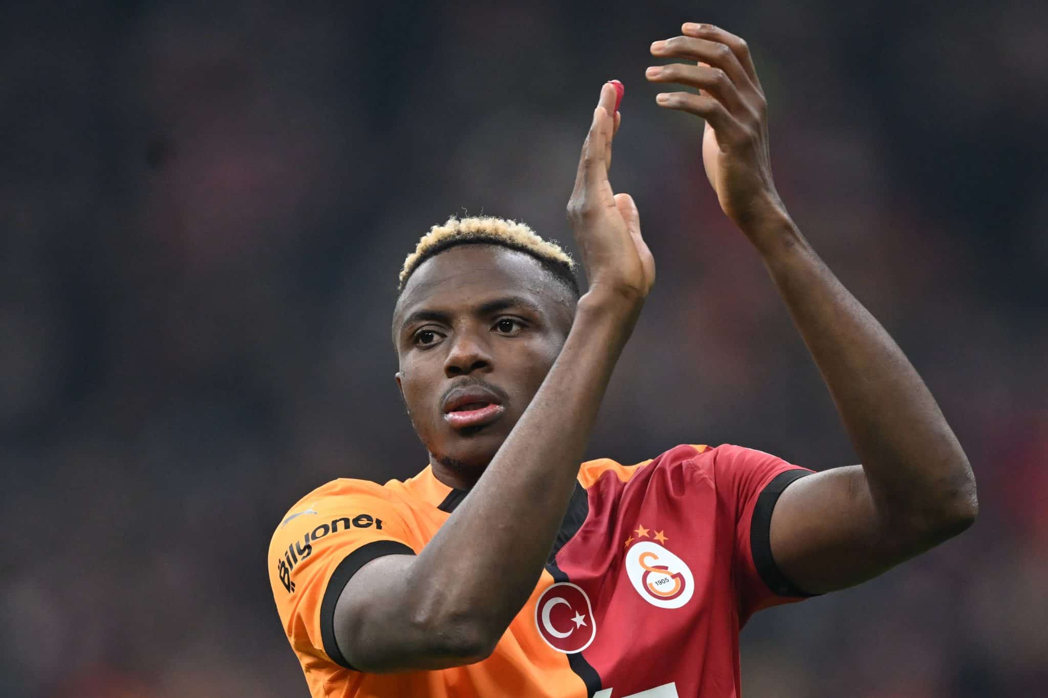 Victor Osimhen pelo Galatasaray Foto: (Imago)
