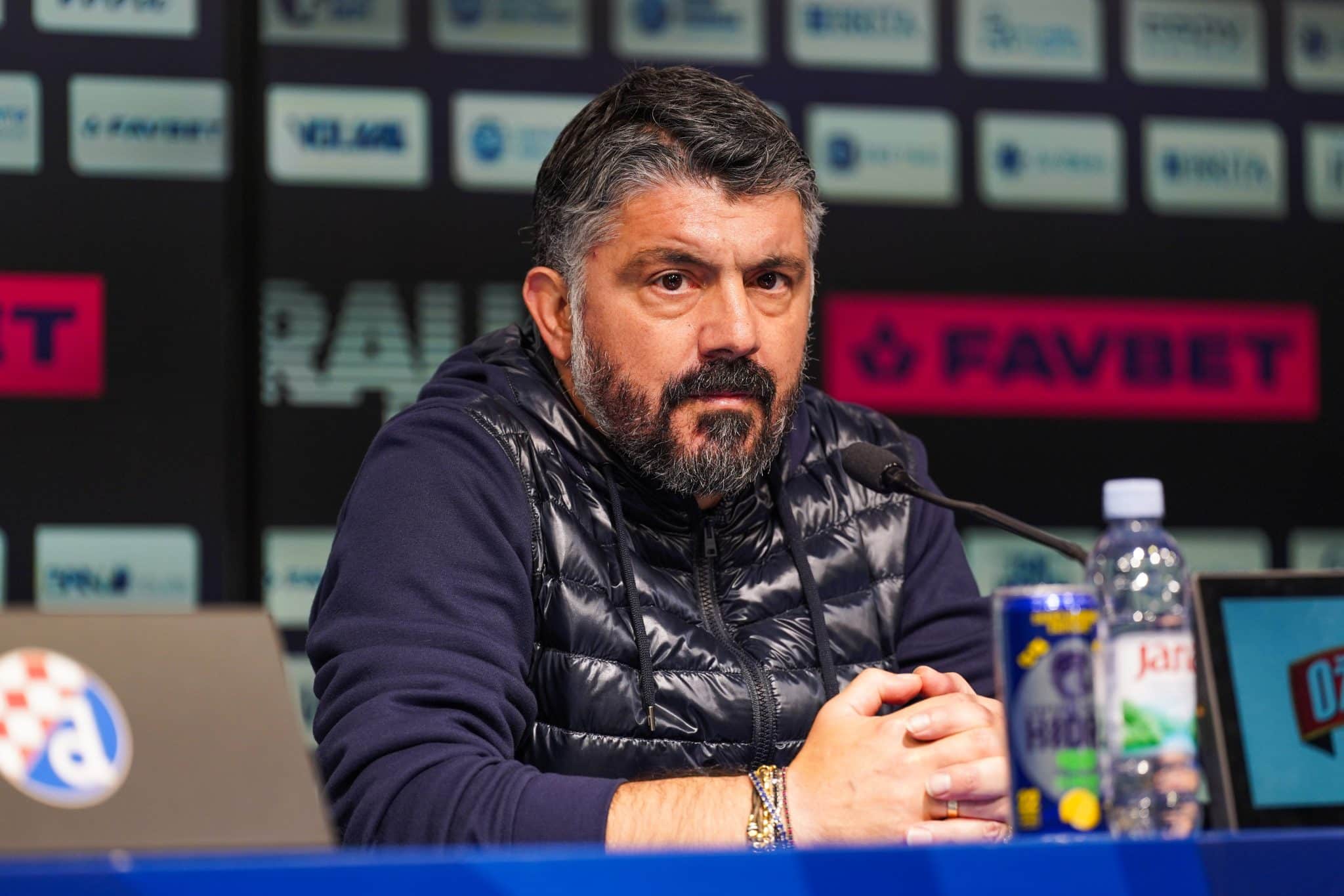 Gattuso durante entrevista coletiva 