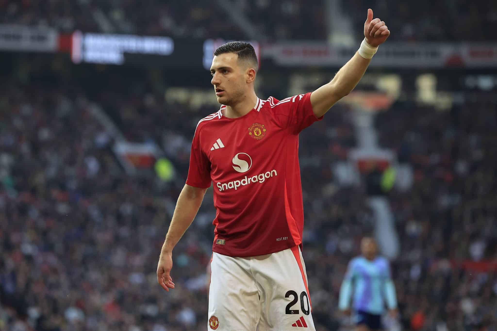 Diogo Dalot tem sido crucial para o Manchester United nas &uacute;ltimas temporadas Foto: (Imago)