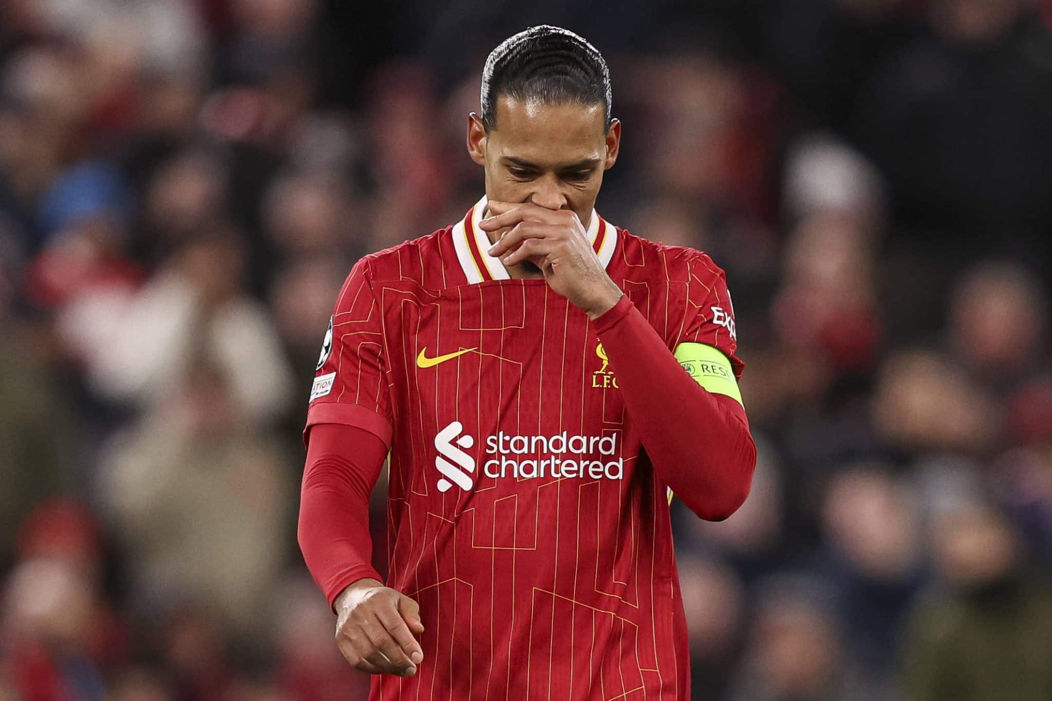 Van Dijk ainda n&atilde;o sabe se fica no Liverpool Foto: (Imago)