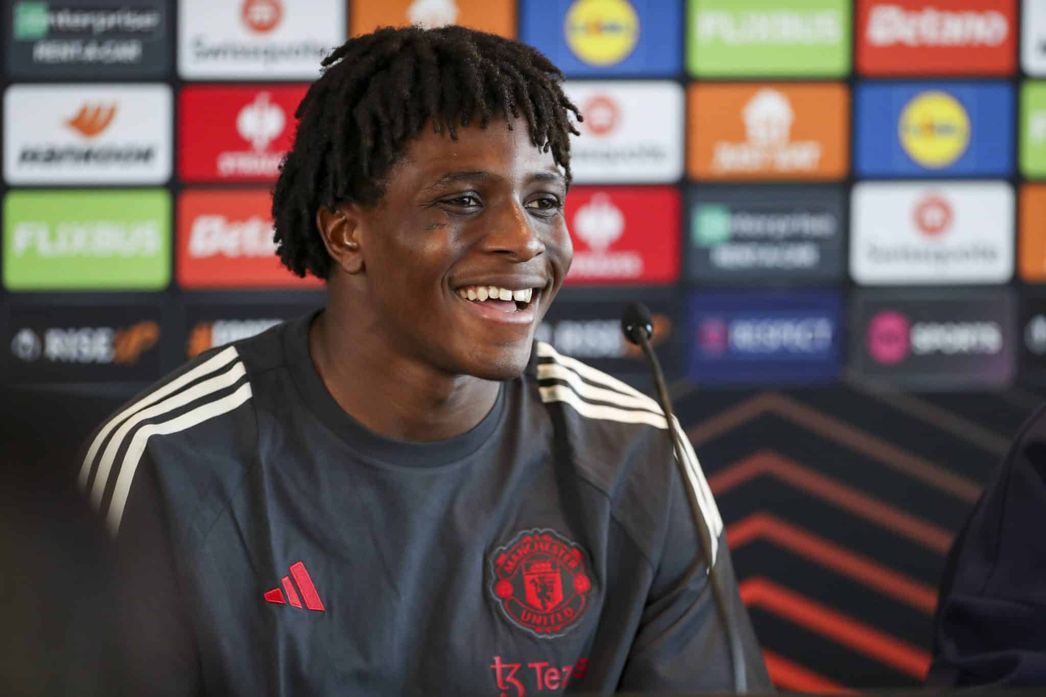 Patrick Dorgu durante entrevista coletiva 