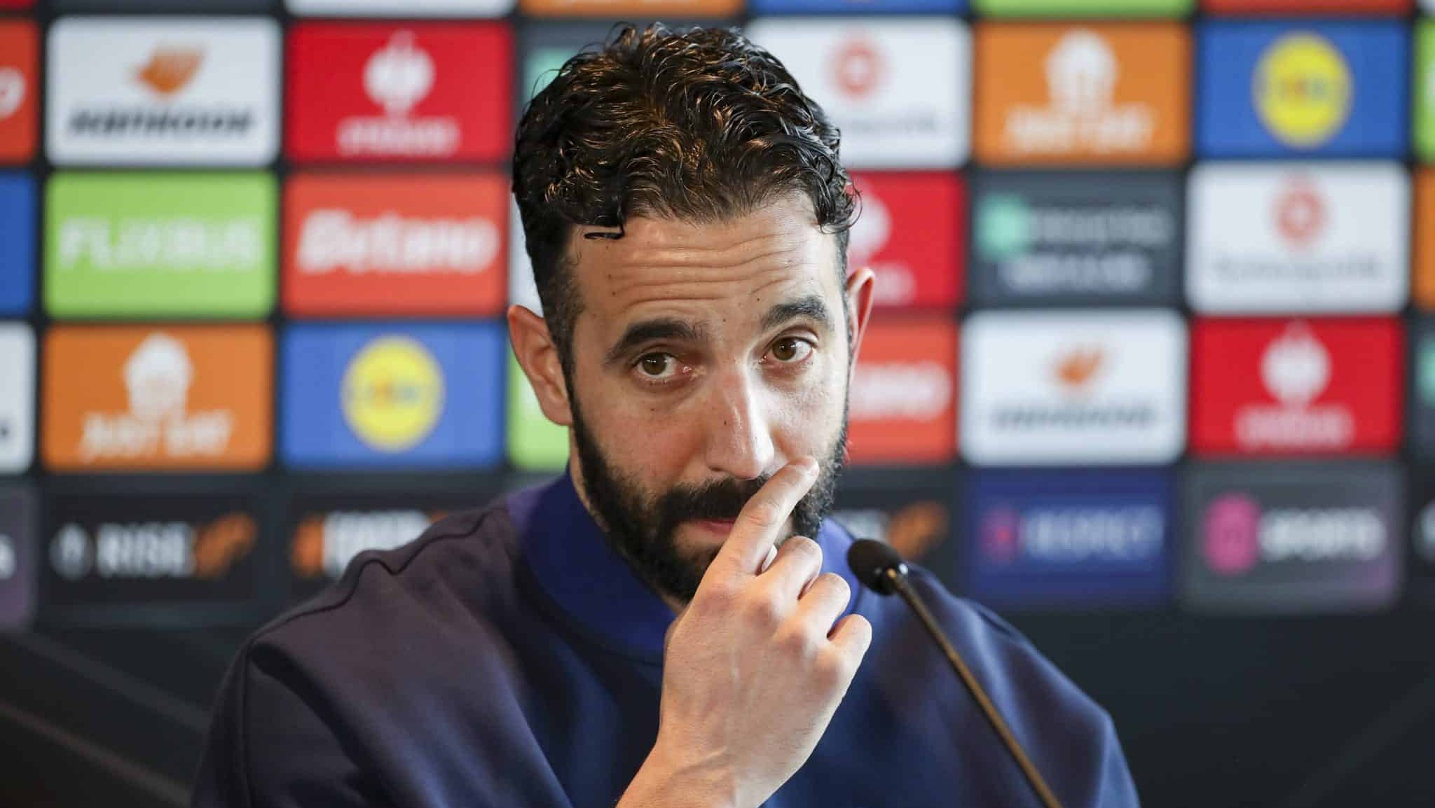 R&uacute;ben Amorim, t&eacute;cnico do Manchester United Foto: (Imago)