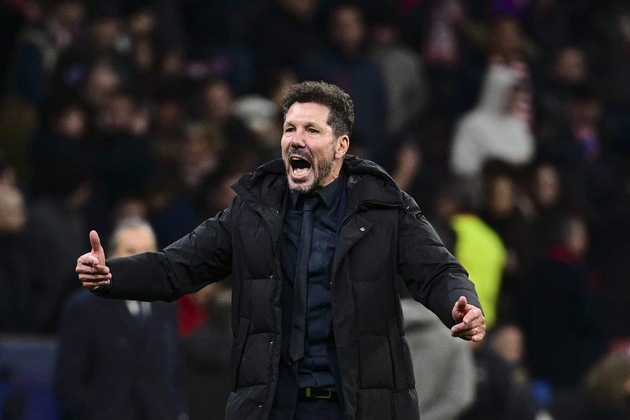 Diego Simeone, t&eacute;cnico do Atl&eacute;tico de Madrid Foto: (Imago)