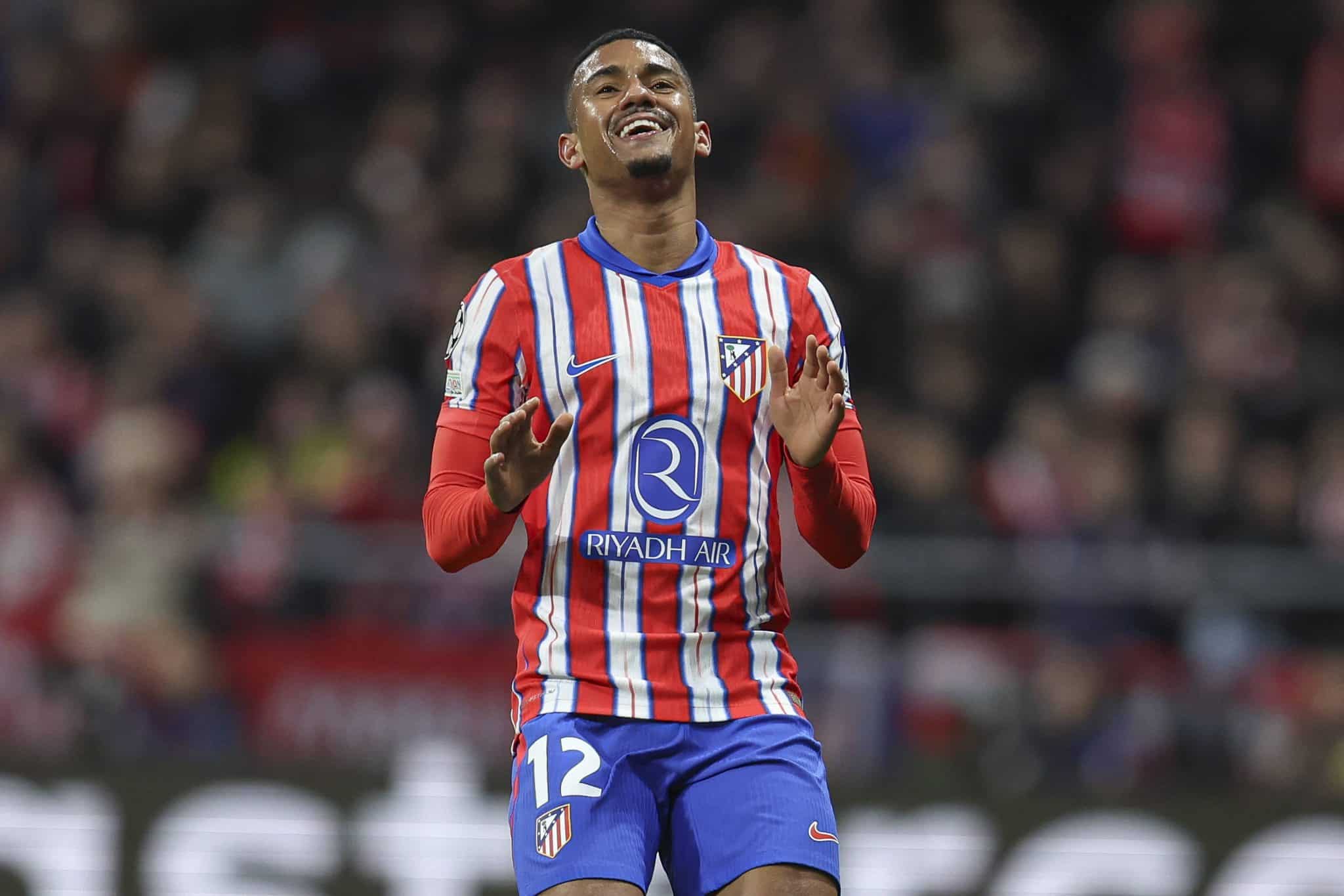 Samuel Lino est&aacute; em alta no Atl&eacute;tico de Madrid Foto: (Imago)