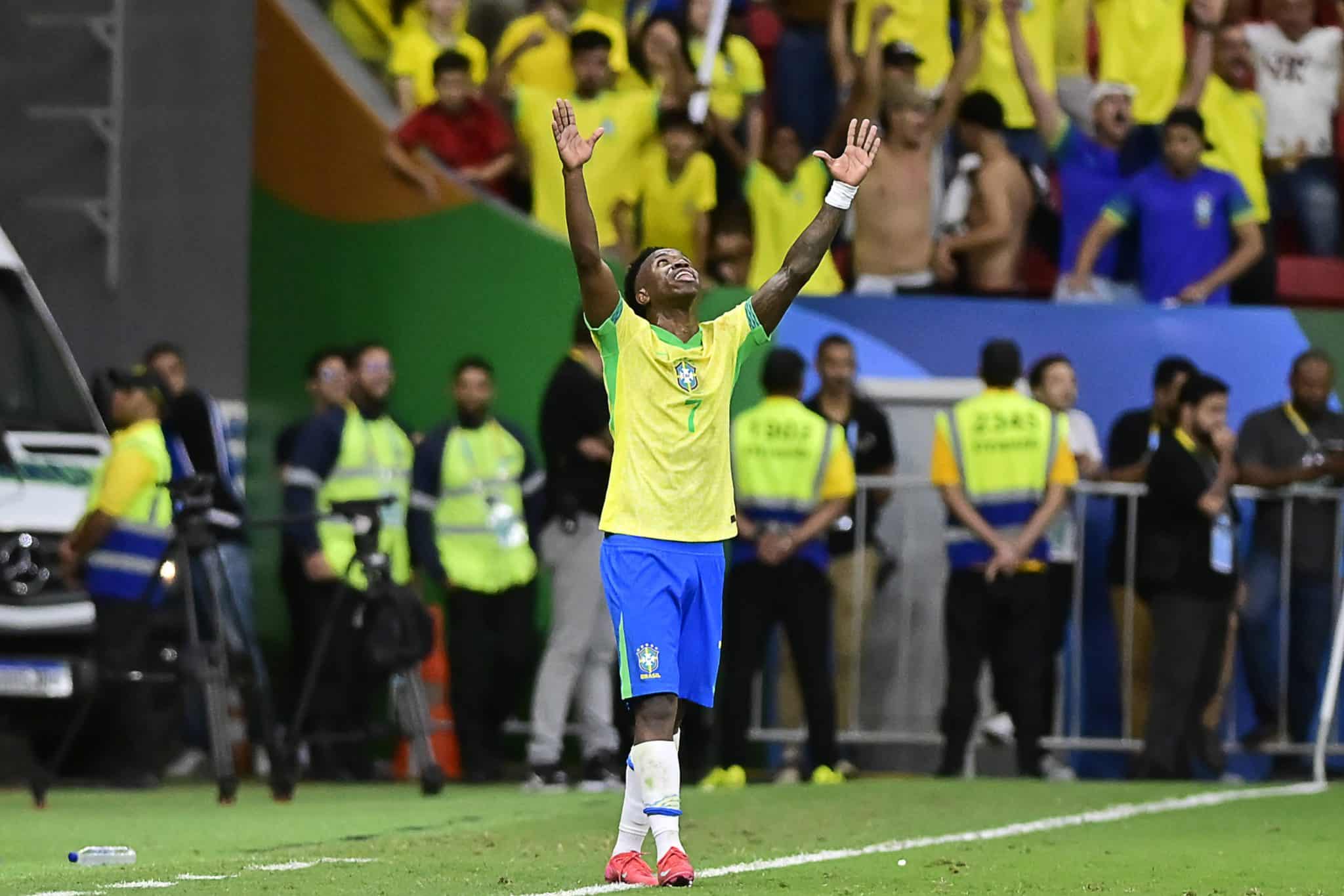 &lsquo;Ouro para o Brasil&rsquo;: imprensa internacional repercute &lsquo;her&oacute;i&rsquo; Vini Jr ap&oacute;s vit&oacute;ria da Sele&ccedil;&atilde;o