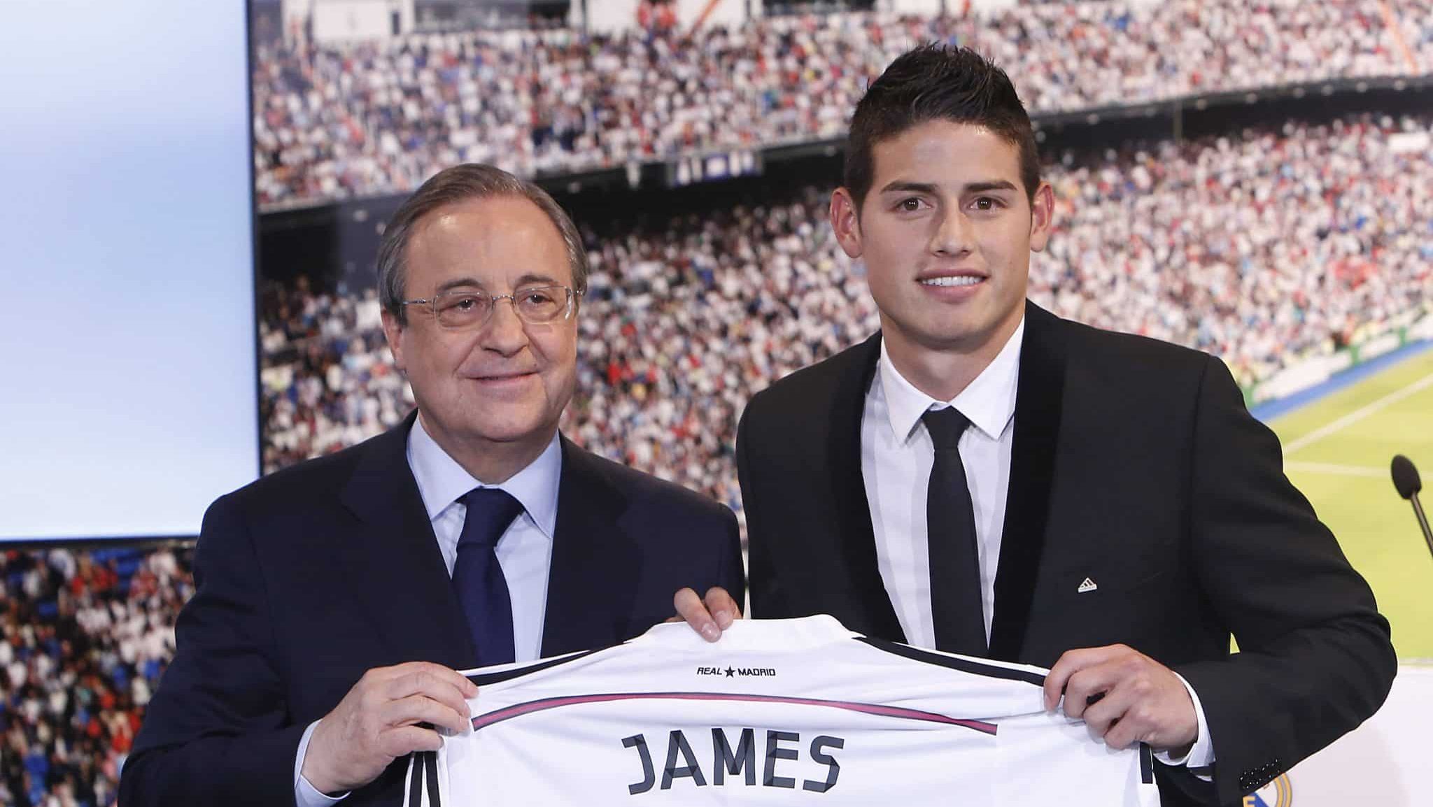 &lsquo;Quer dinheiro ou gl&oacute;ria?&rsquo;: Como presidente do Real Madrid fez James recusar City e PSG