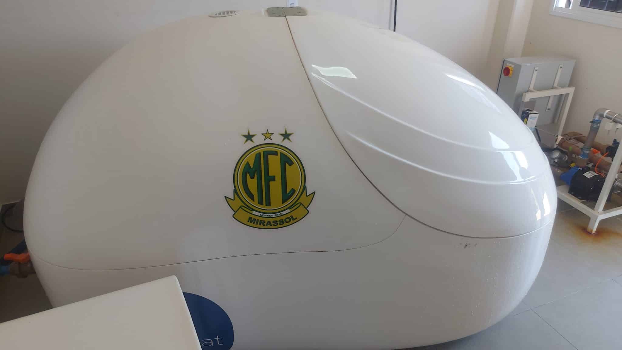 C&aacute;psula de Flutua&ccedil;&atilde;o no CT do Mirassol 