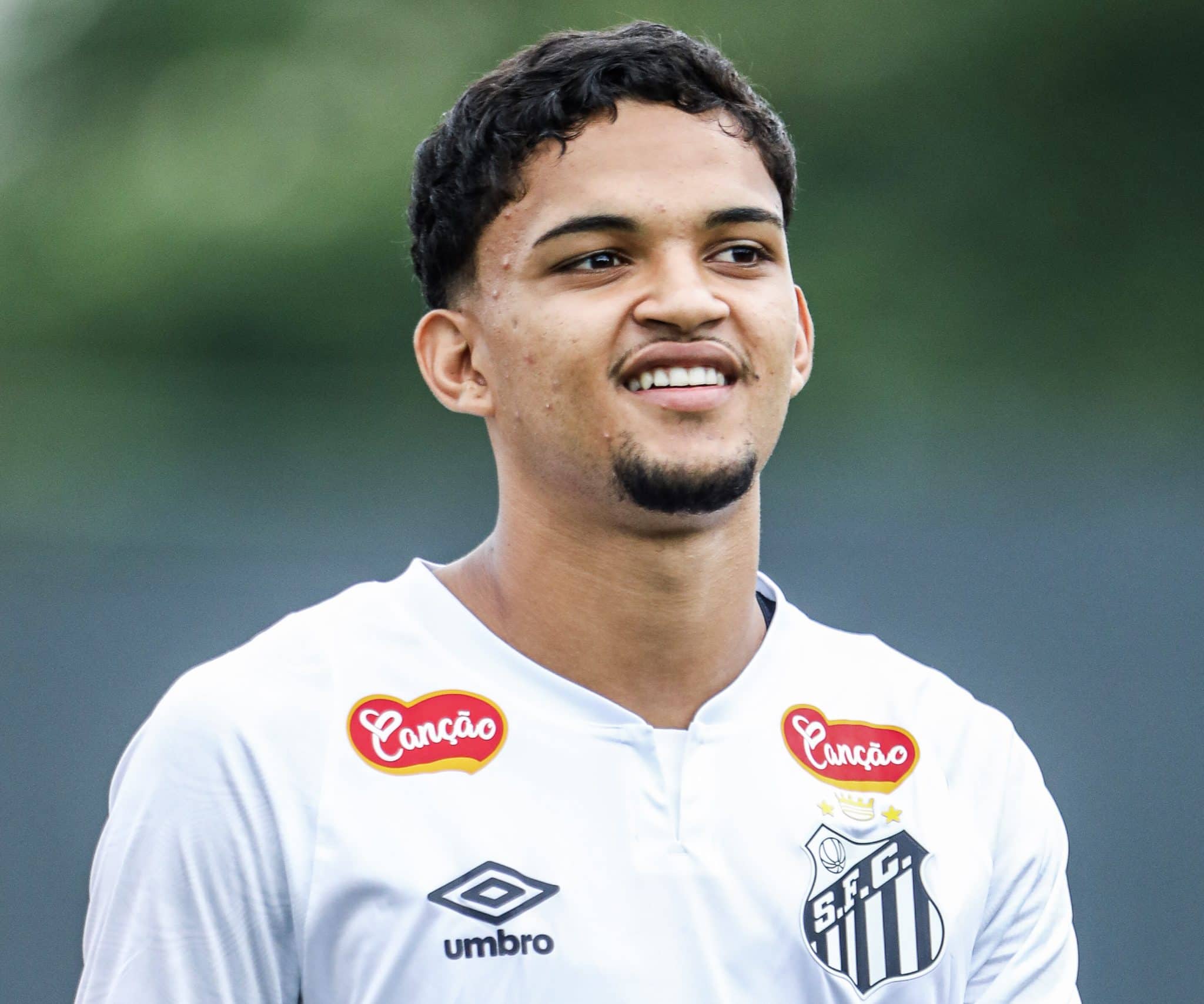 Matheus Xavier durante a derrota do Santos para o Cruzeiro sub-20
