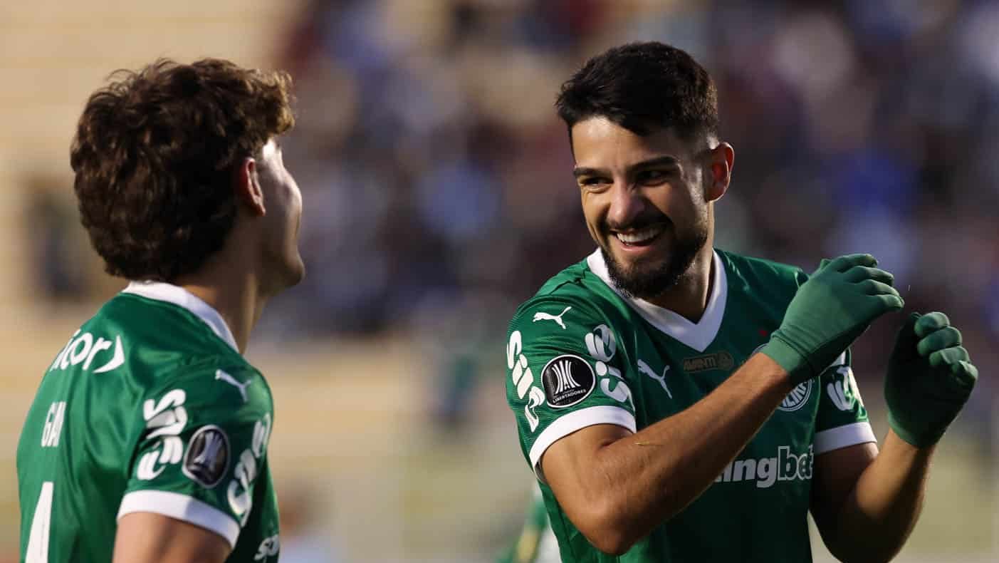 Vitor Roque que abra o olho: Flaco carregou o Palmeiras nas costas na Bol&iacute;via