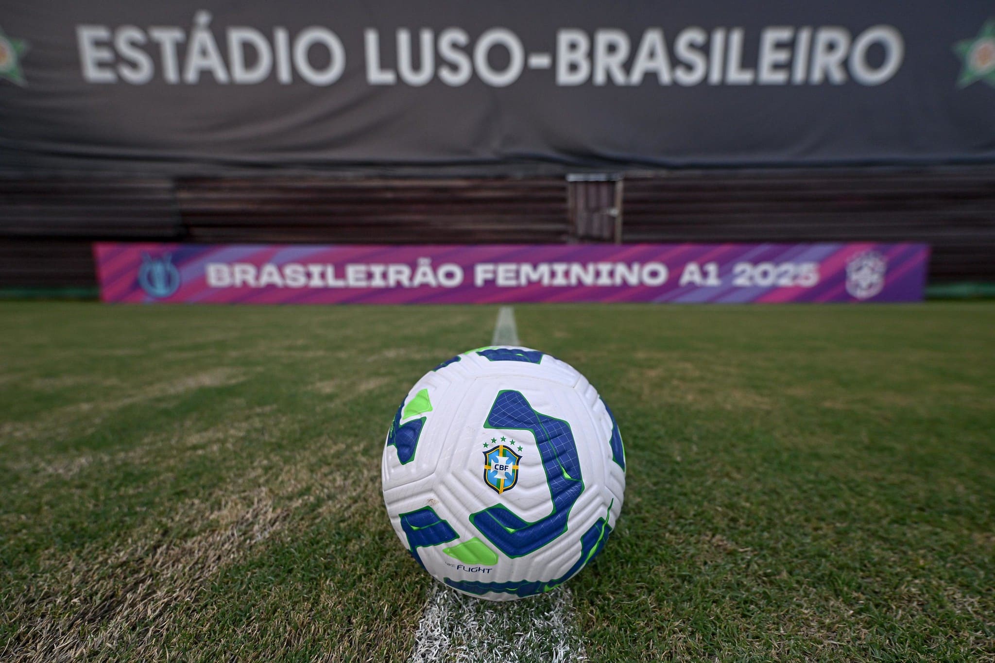 Est&aacute;dio Luso-Brasileiro que recebeu Flamengo x 3B pela S&eacute;rie A1 do Brasileir&atilde;o Feminino