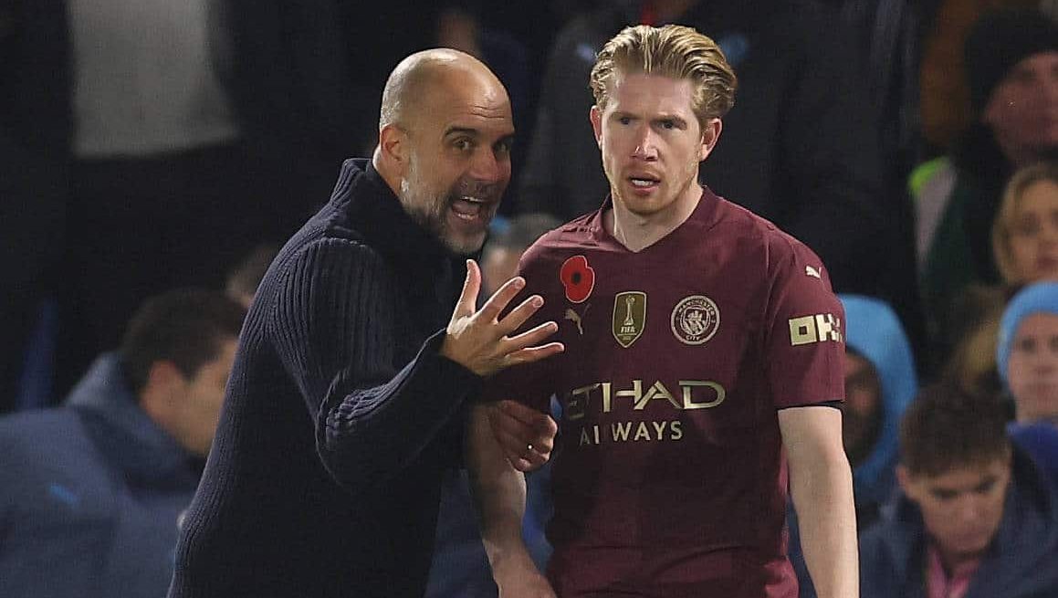 Guardiola De Bruyne Manchester City