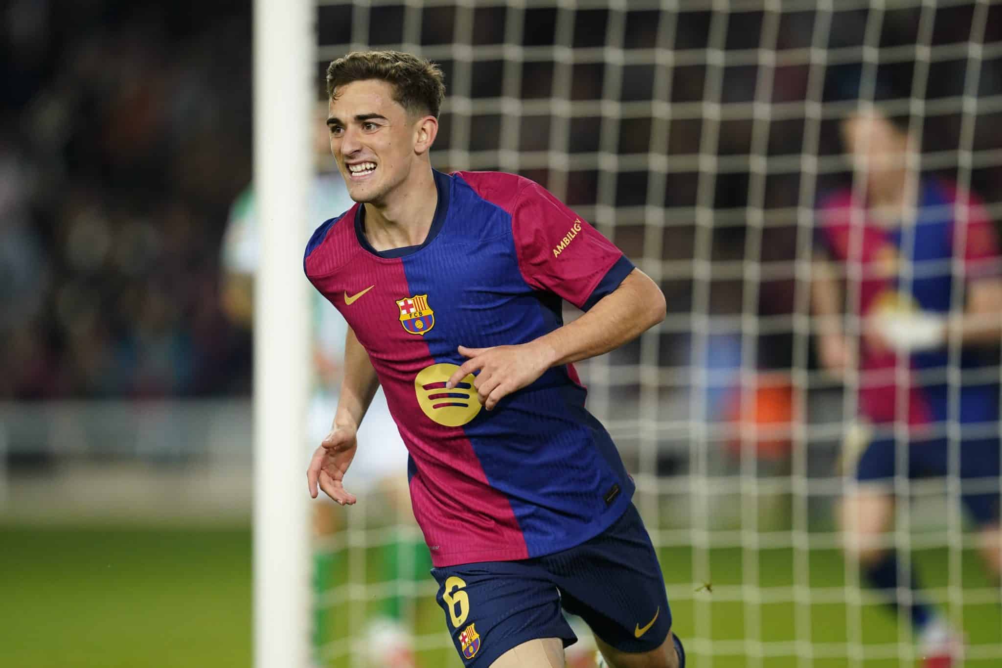 Gavi pelo Barcelona (Foto: IconSport)